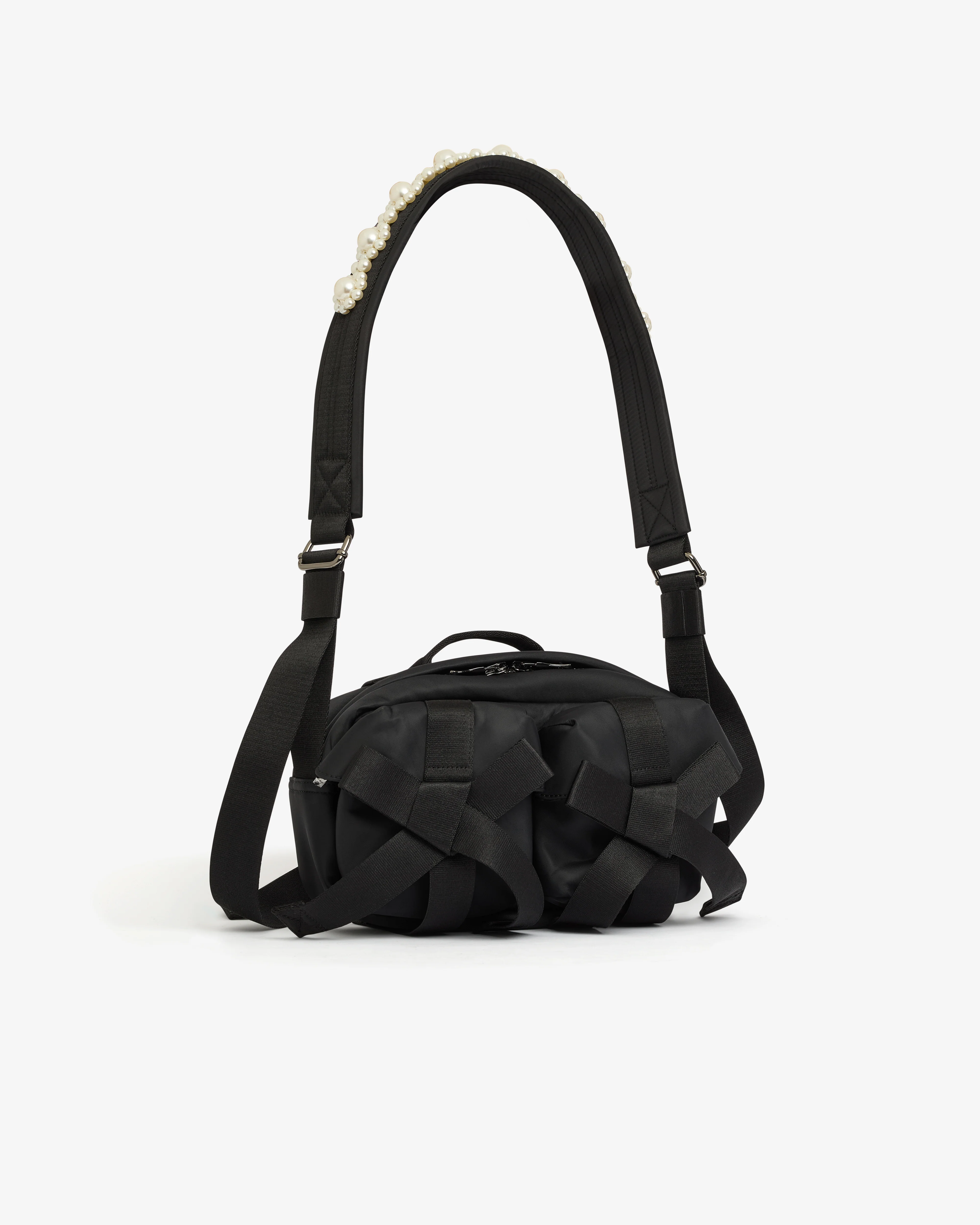 Simone Rocha - Women's Classic Bow Crossbody Bag - (Black) - Image 3