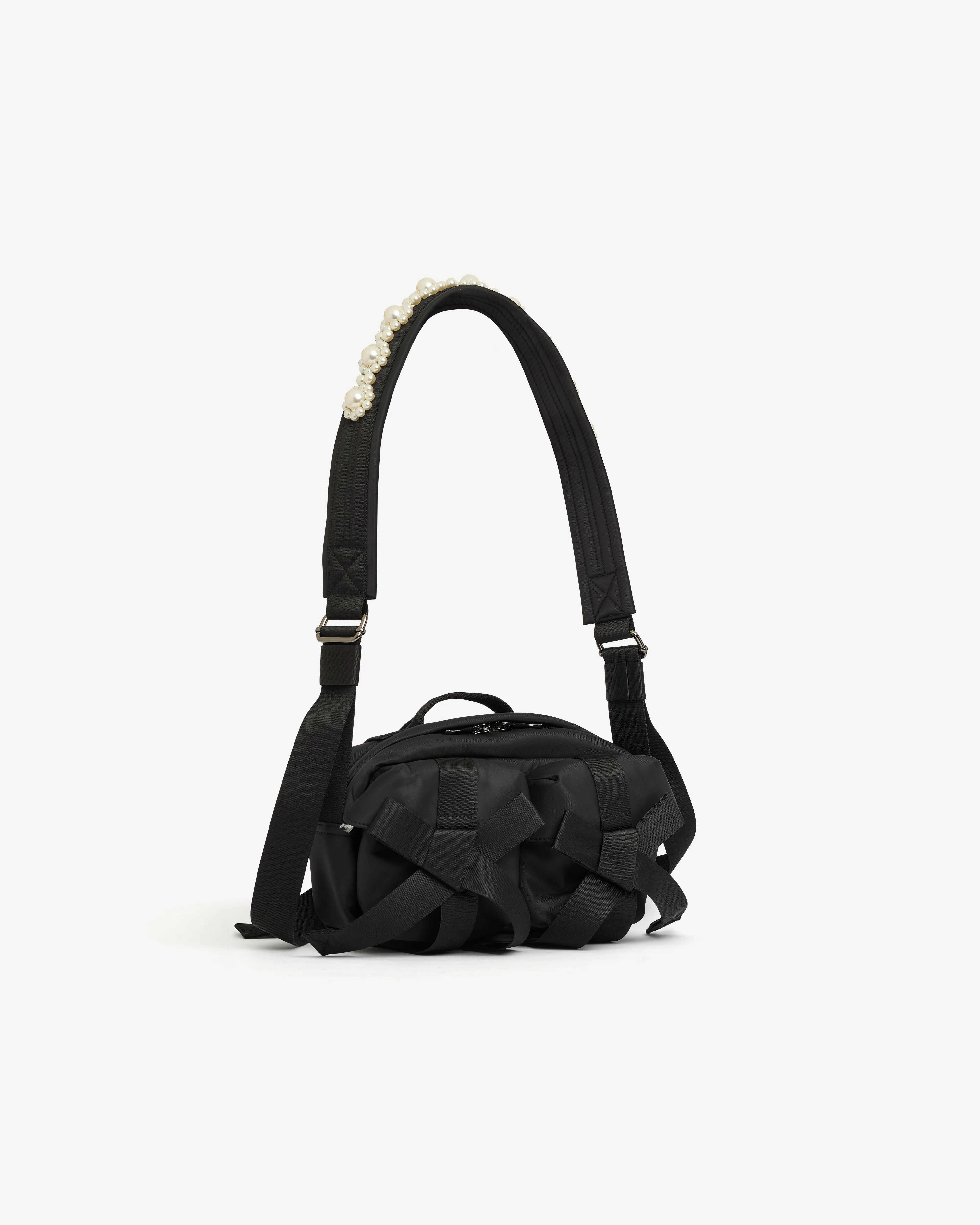 Simone Rocha - Women's Classic Bow Crossbody Bag - (Black) - Image 4