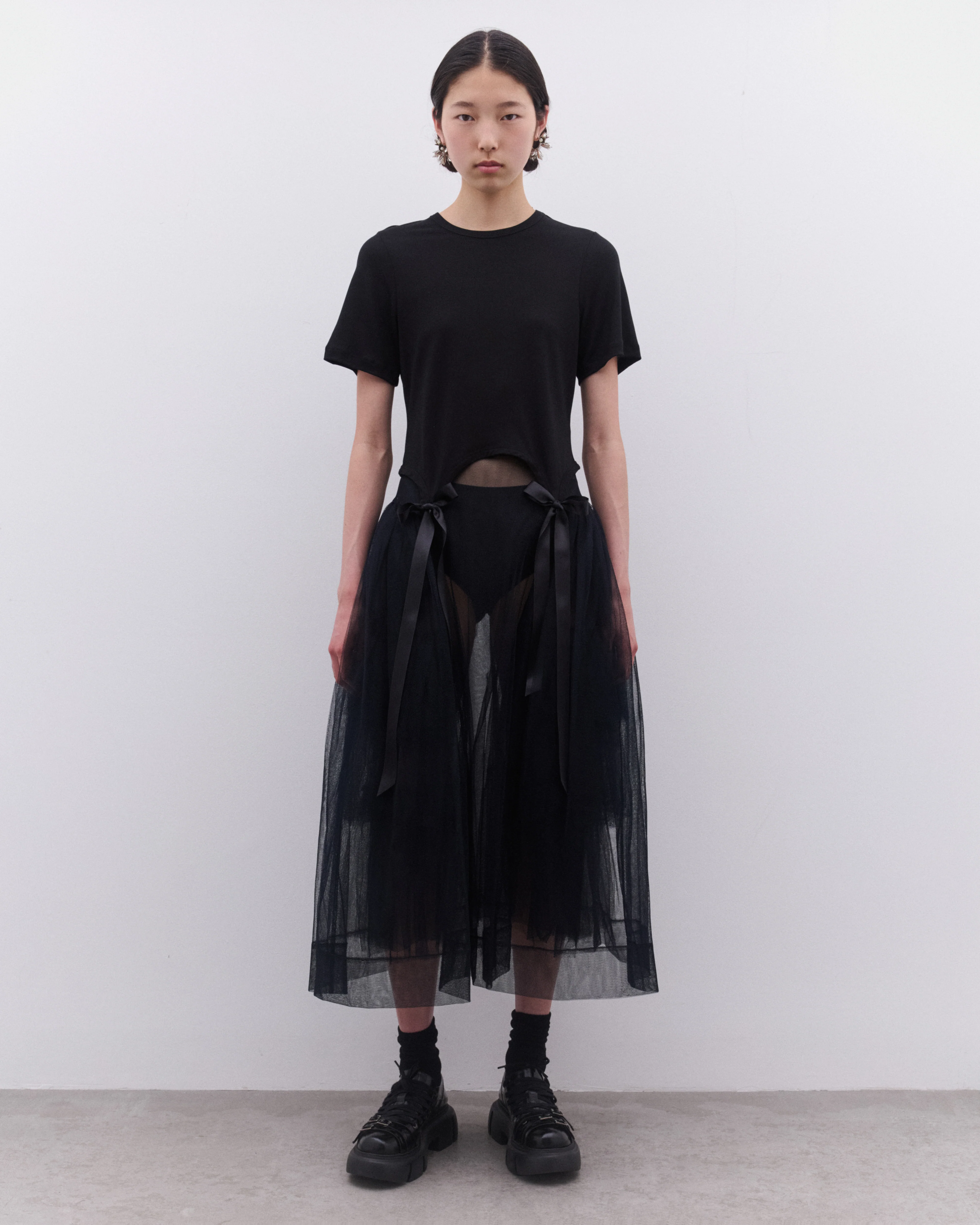 Simone Rocha - Women’s Easy Short Sleeve T-Shirt - (Black) - Image 6
