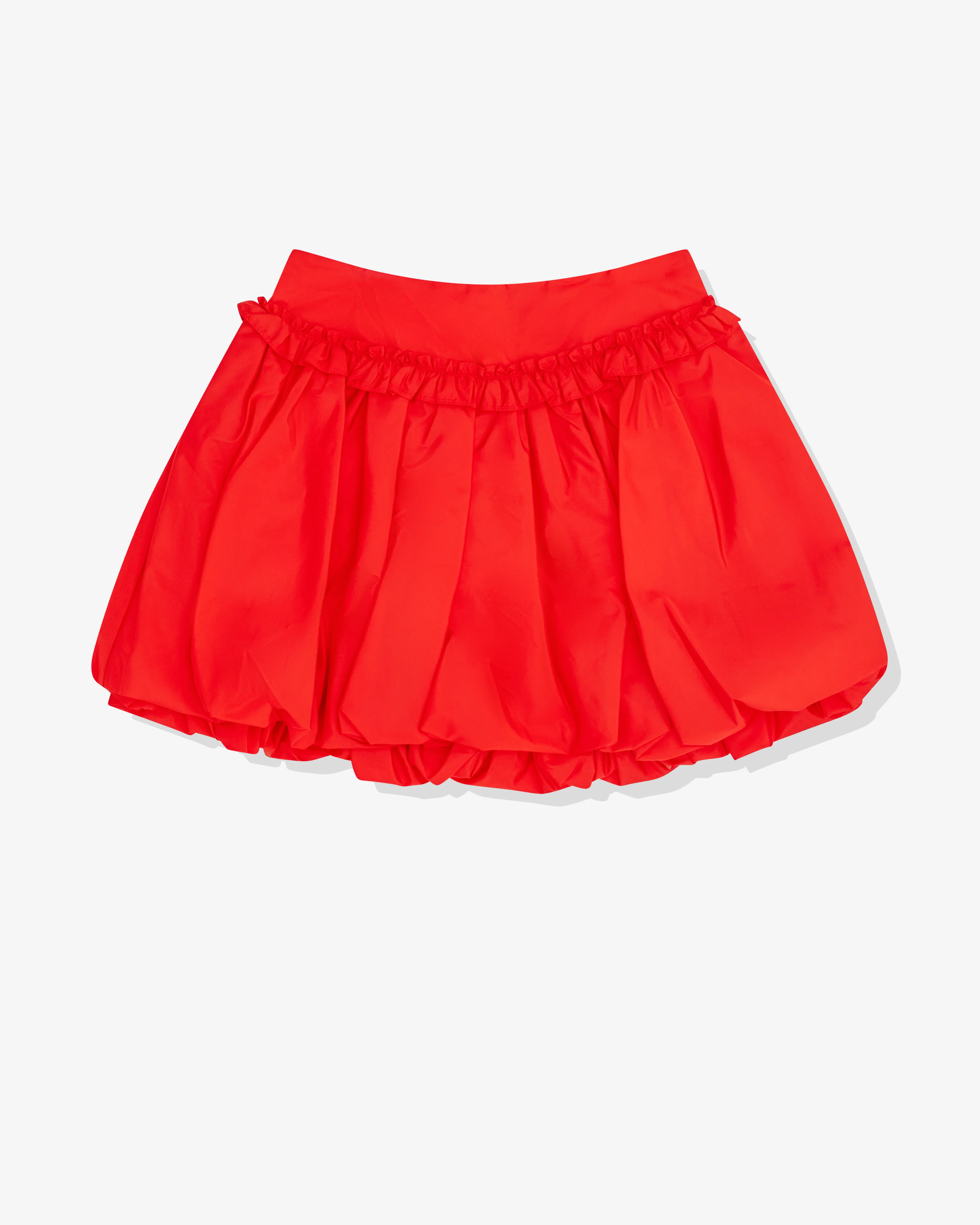 Simone Rocha - Women’s Bubble-Hem Mini Skirt - (Red)