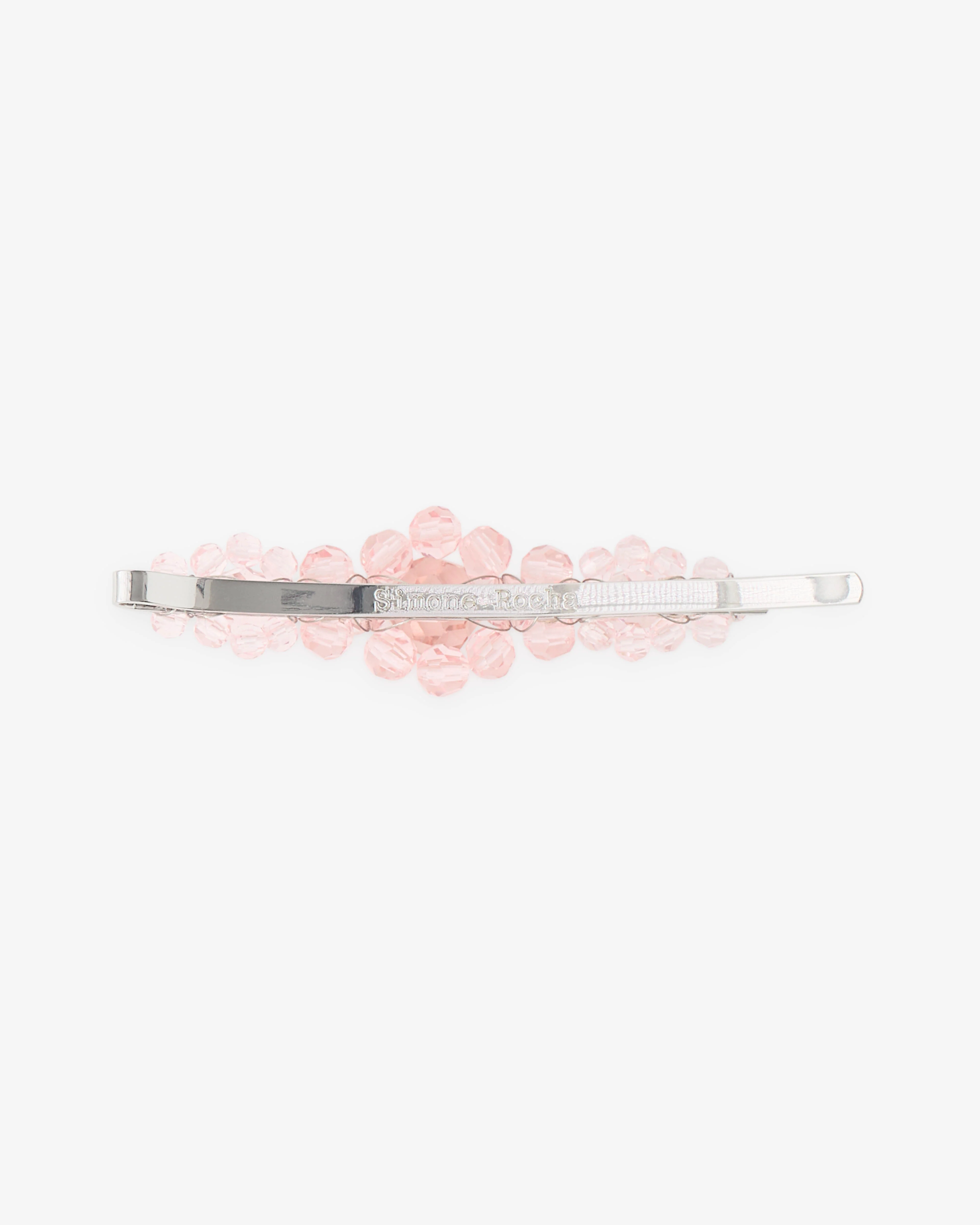 Simone Rocha - Women’s Large Flower Hair Clip - (Pale Pink) - Image 2