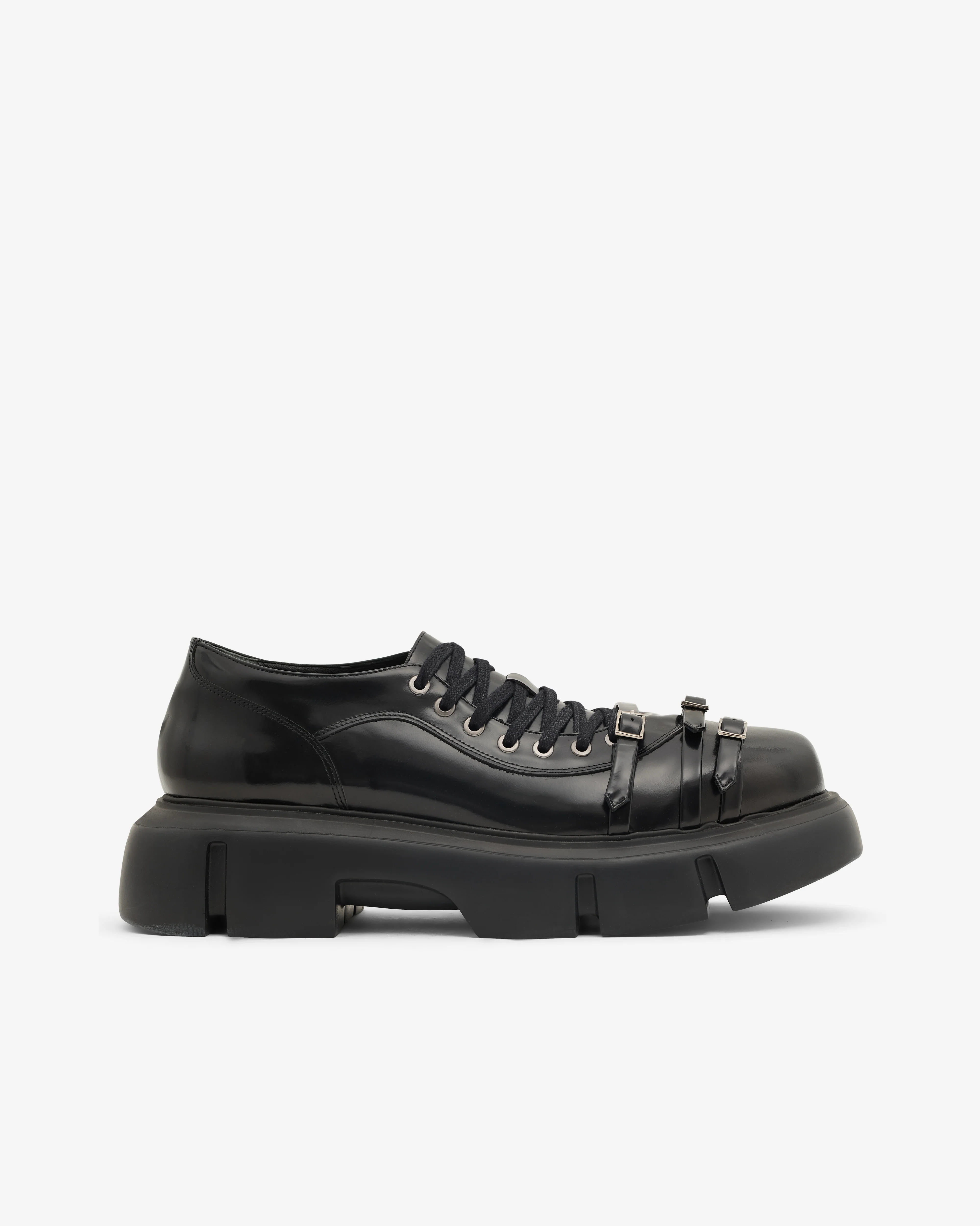 Simone Rocha - Women’s Low Platform Buckle Boot - (Black)