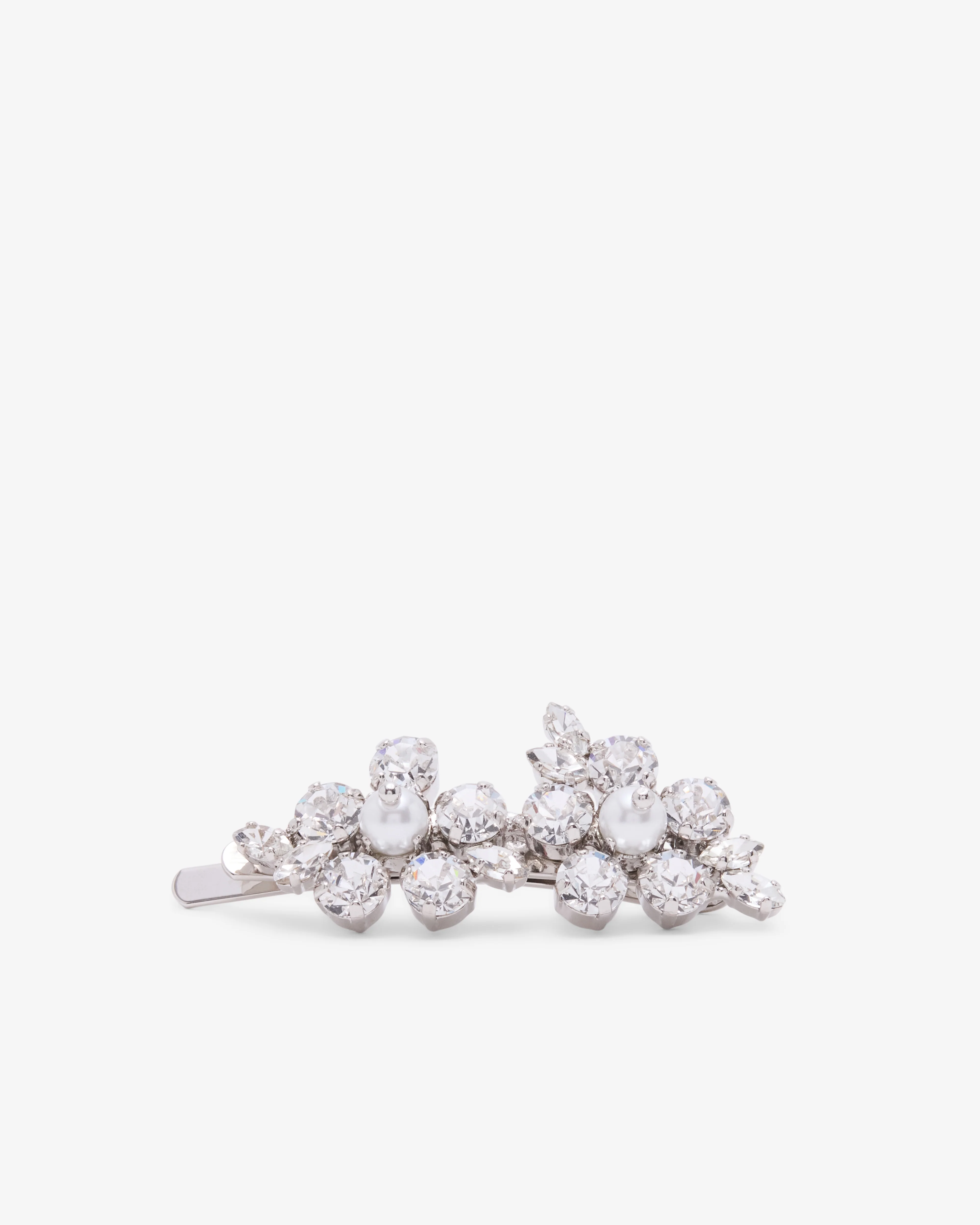 Simone Rocha - Women's Mini Hellebore Flower Hair Clip - (Pearl/Crystal)