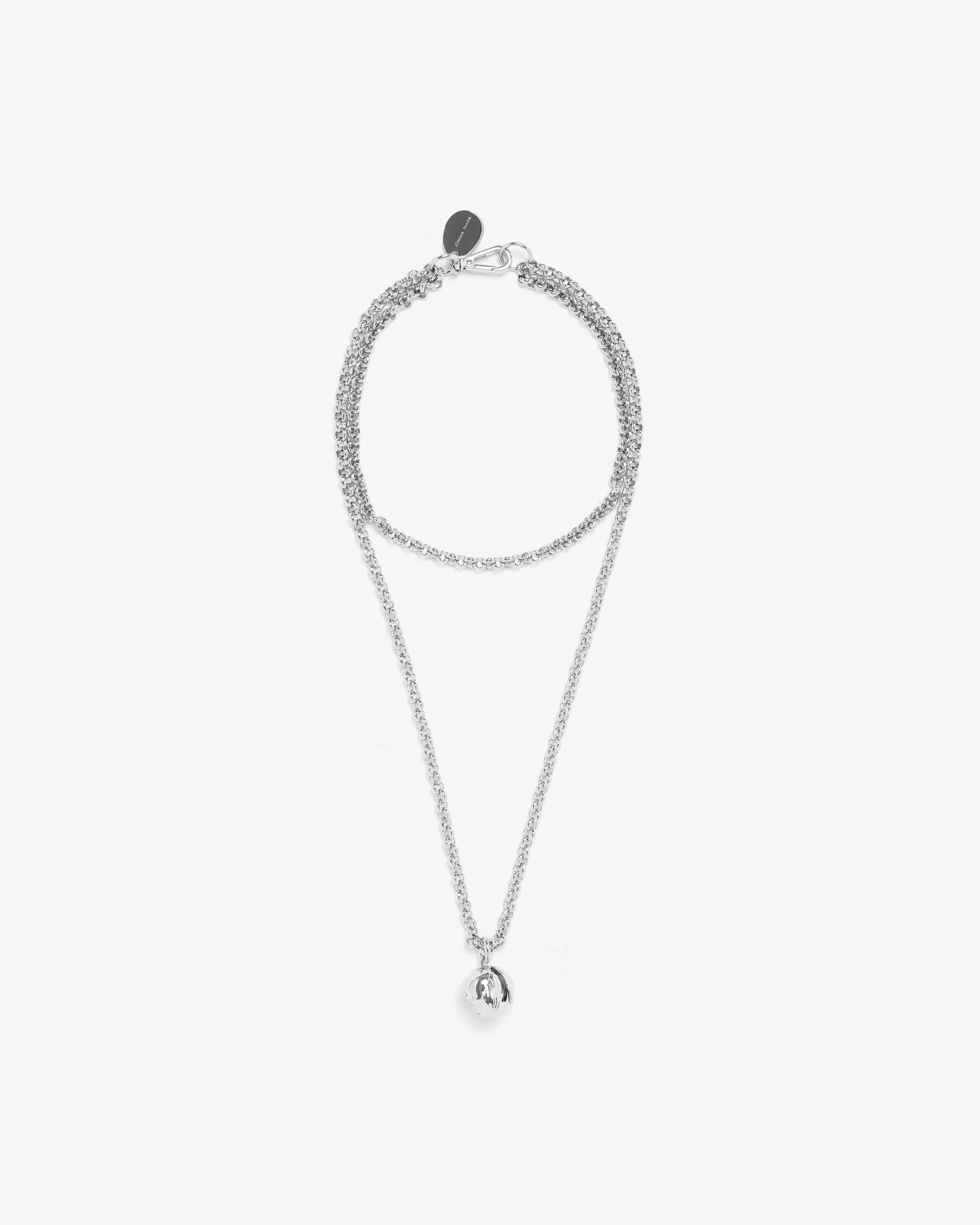 Simone Rocha - Women's Poppy Bud Pendant Chain Necklace - (Silver)