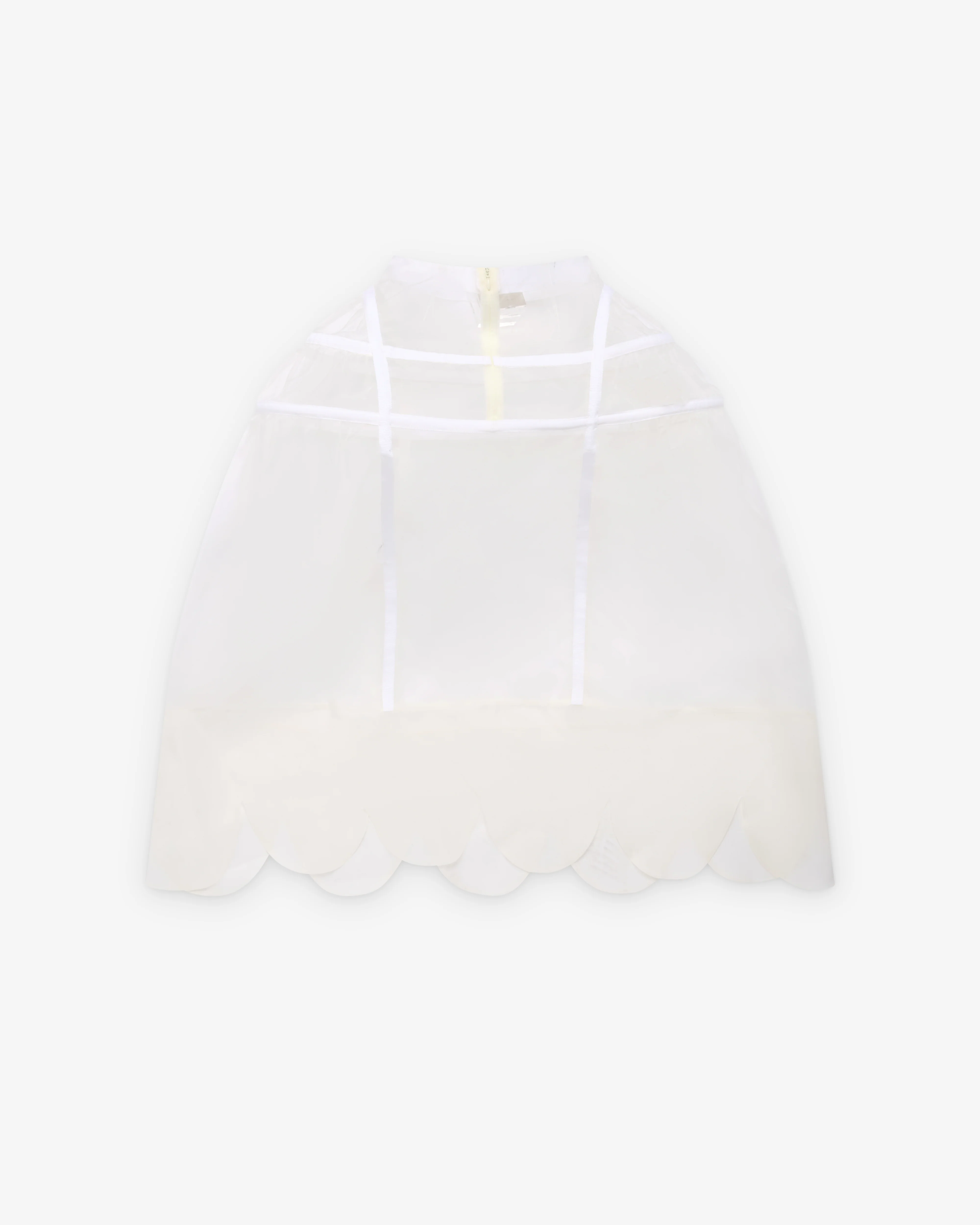 Simone Rocha - Women's Sheer Hip Bustle Hoop Skirt - (Ivory) - Image 2