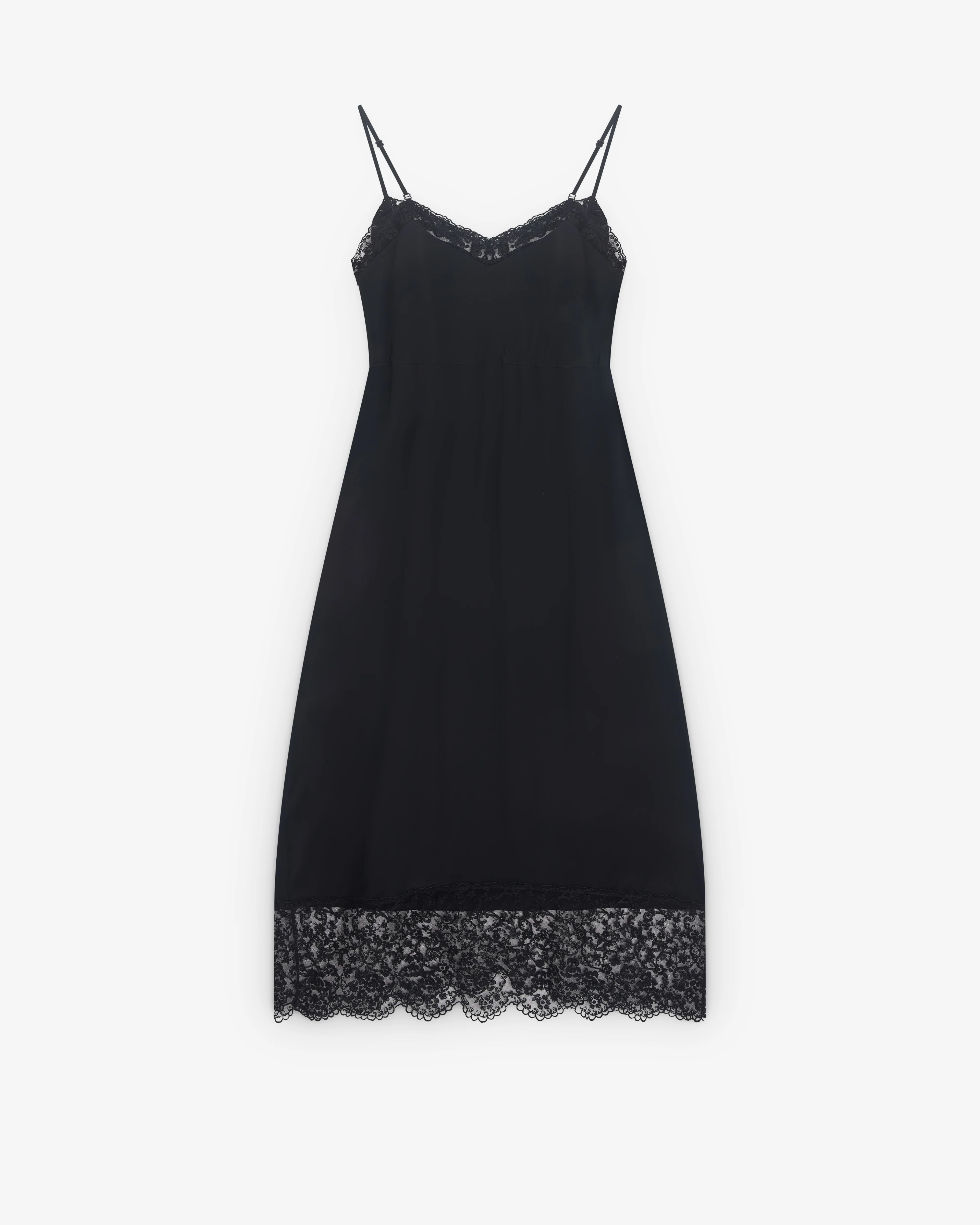 Simone Rocha - Women’s Lace Trim Slip - (Black) - Image 2