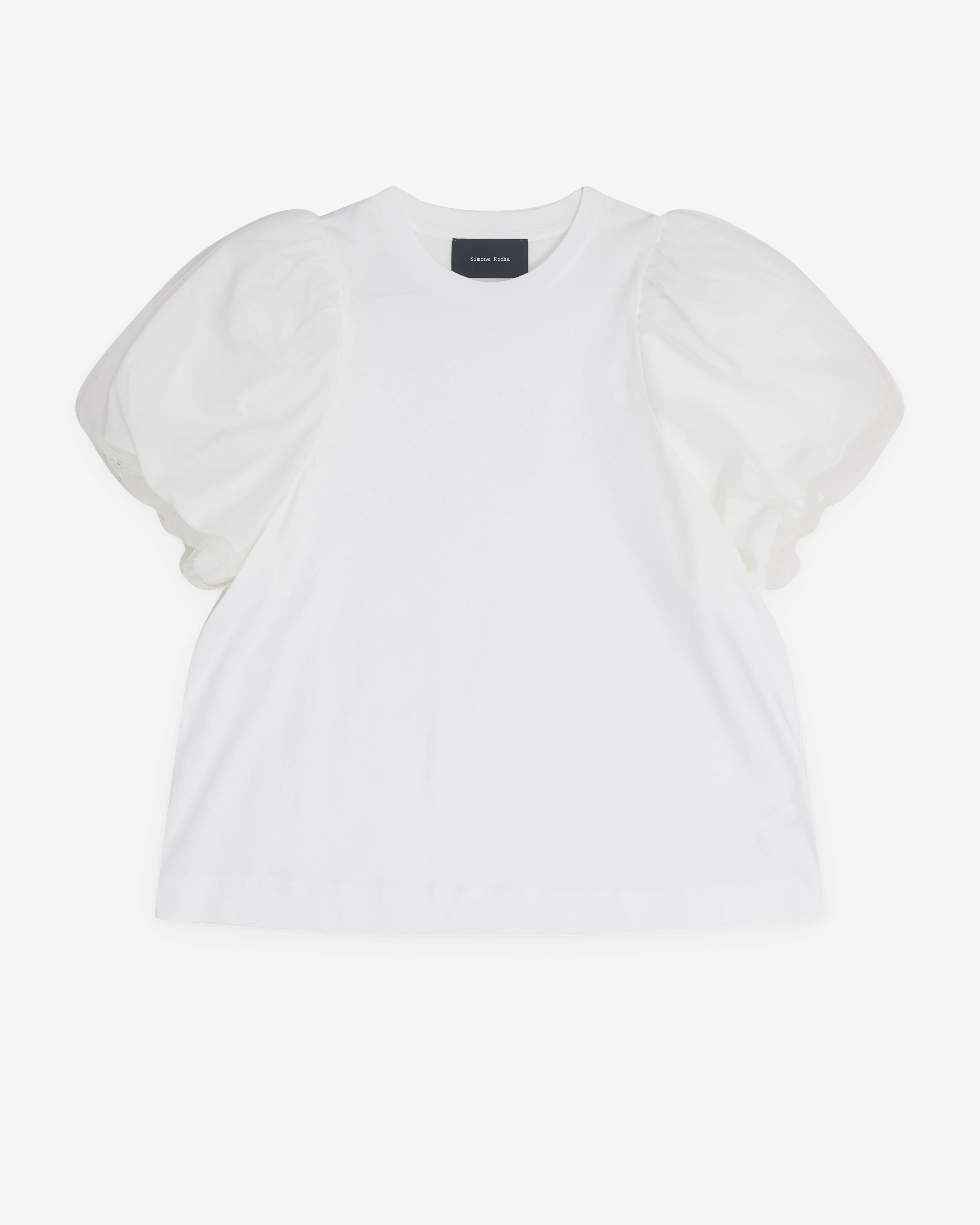 Simone Rocha - Women’s Puff Sleeve T-Shirt - (White)