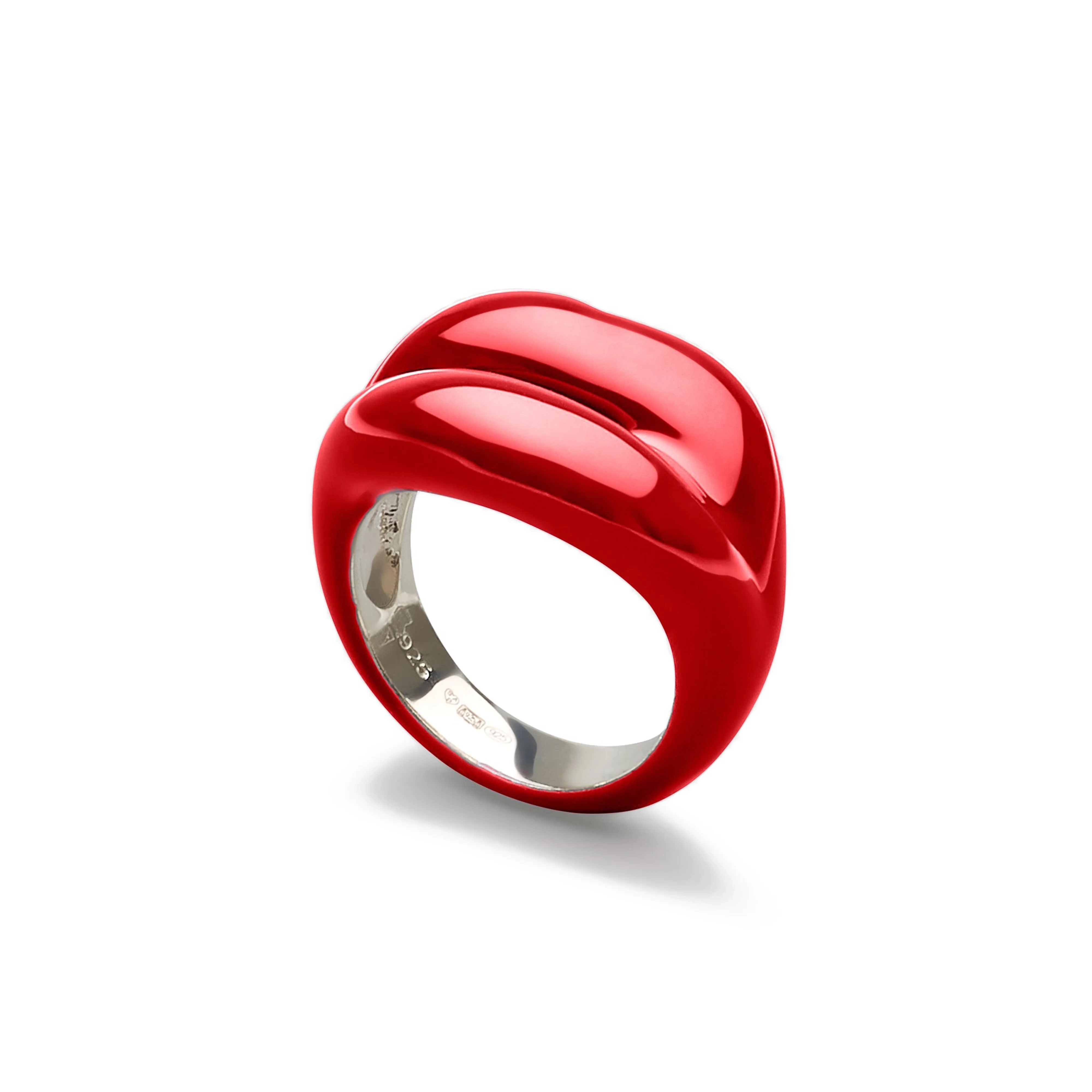 Solange - Hotlips Ring In Classic Red - Image 3