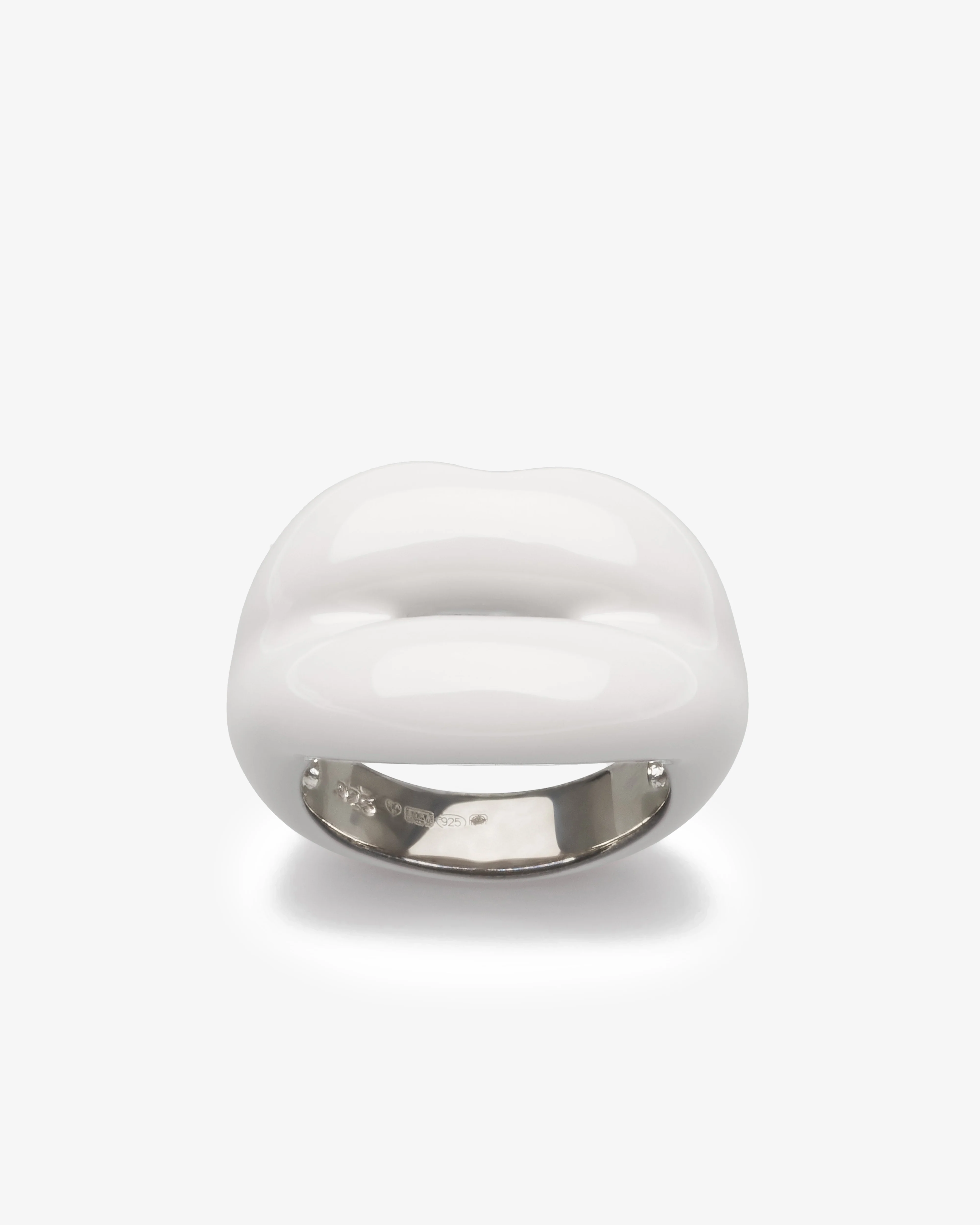 Solange - Hotlips Ring In White - Image 3
