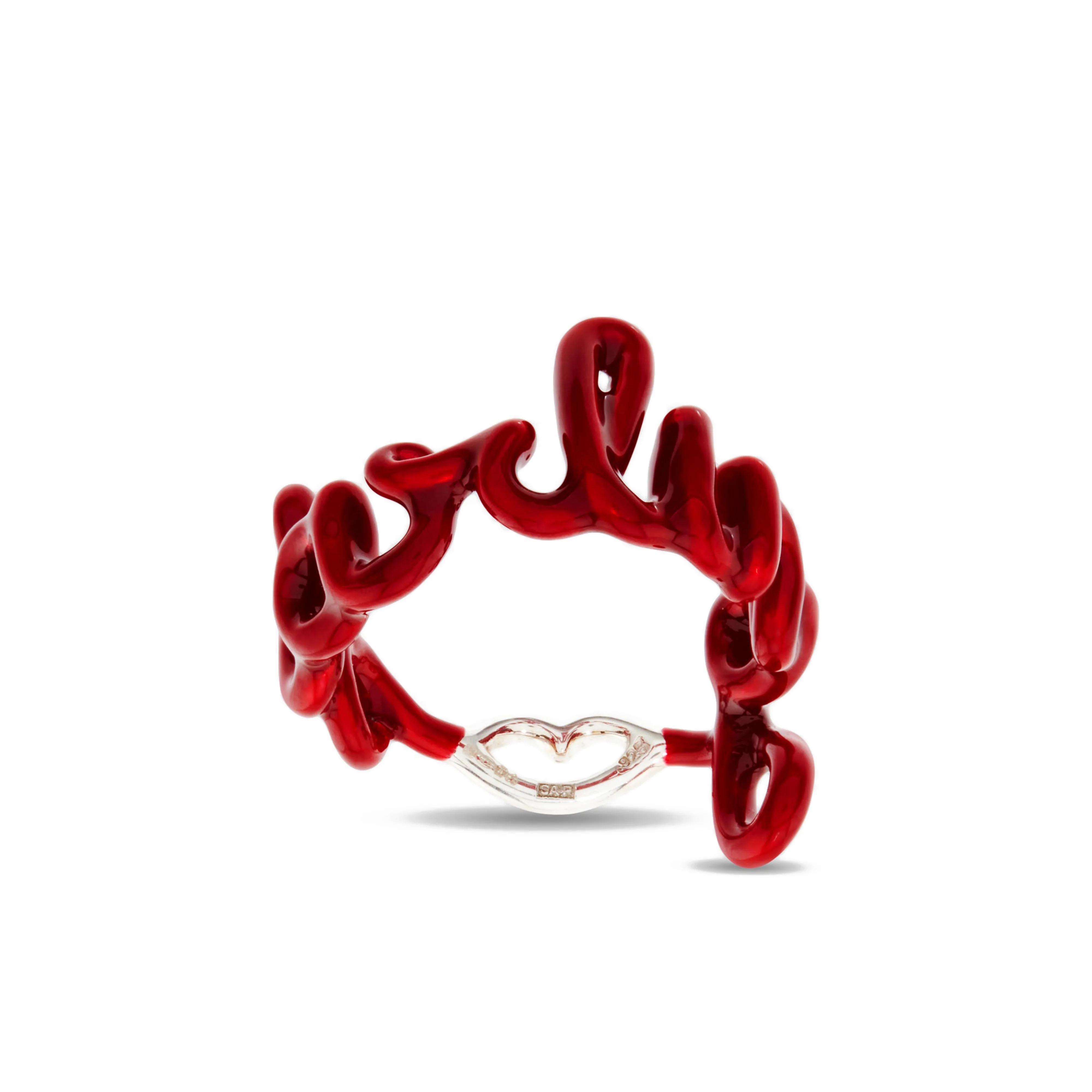 Solange - Darling Hotscripts Ring in Juicy Red - Image 2