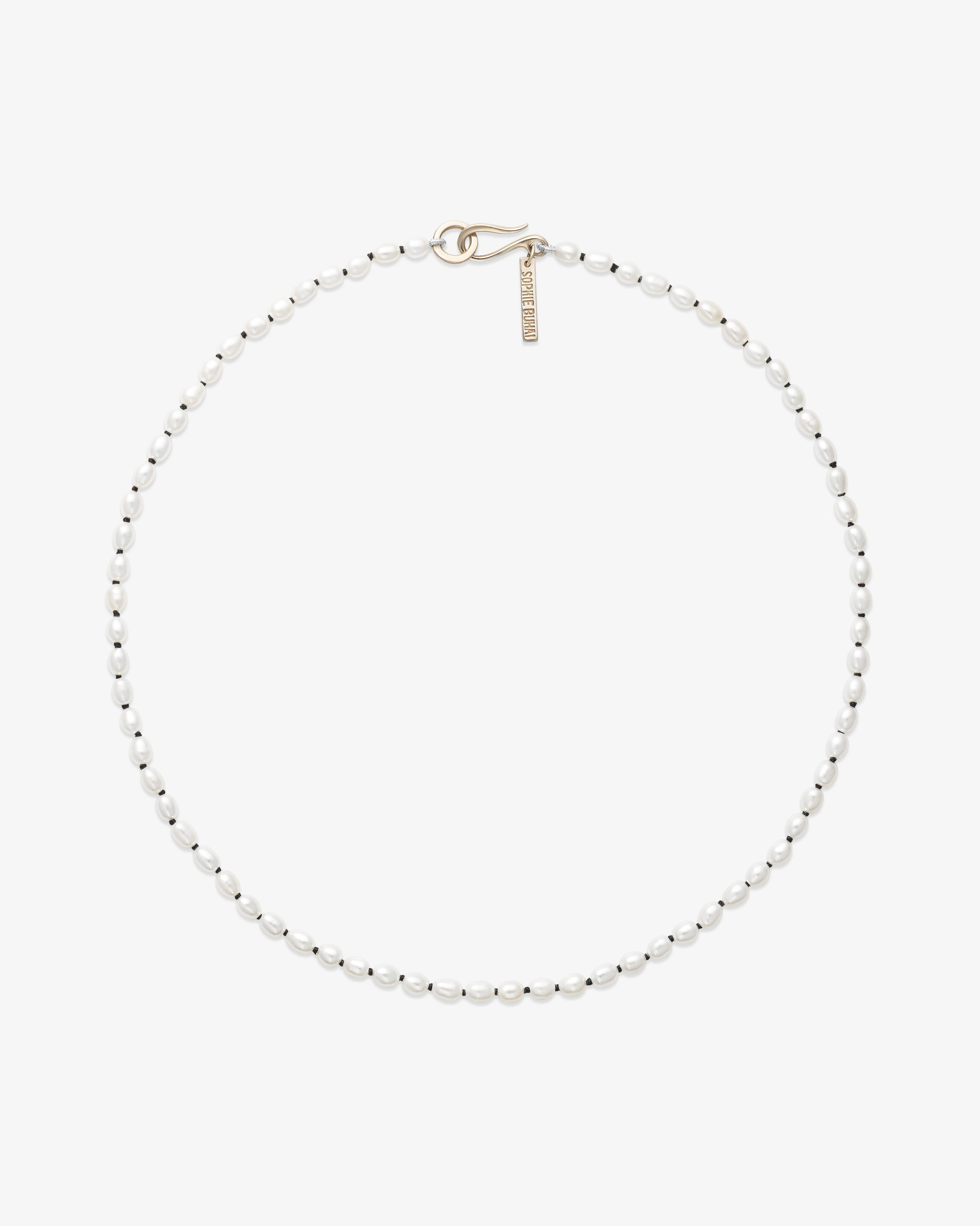 Sophie Buhai - Tiny Pearl Collar - (Silver)