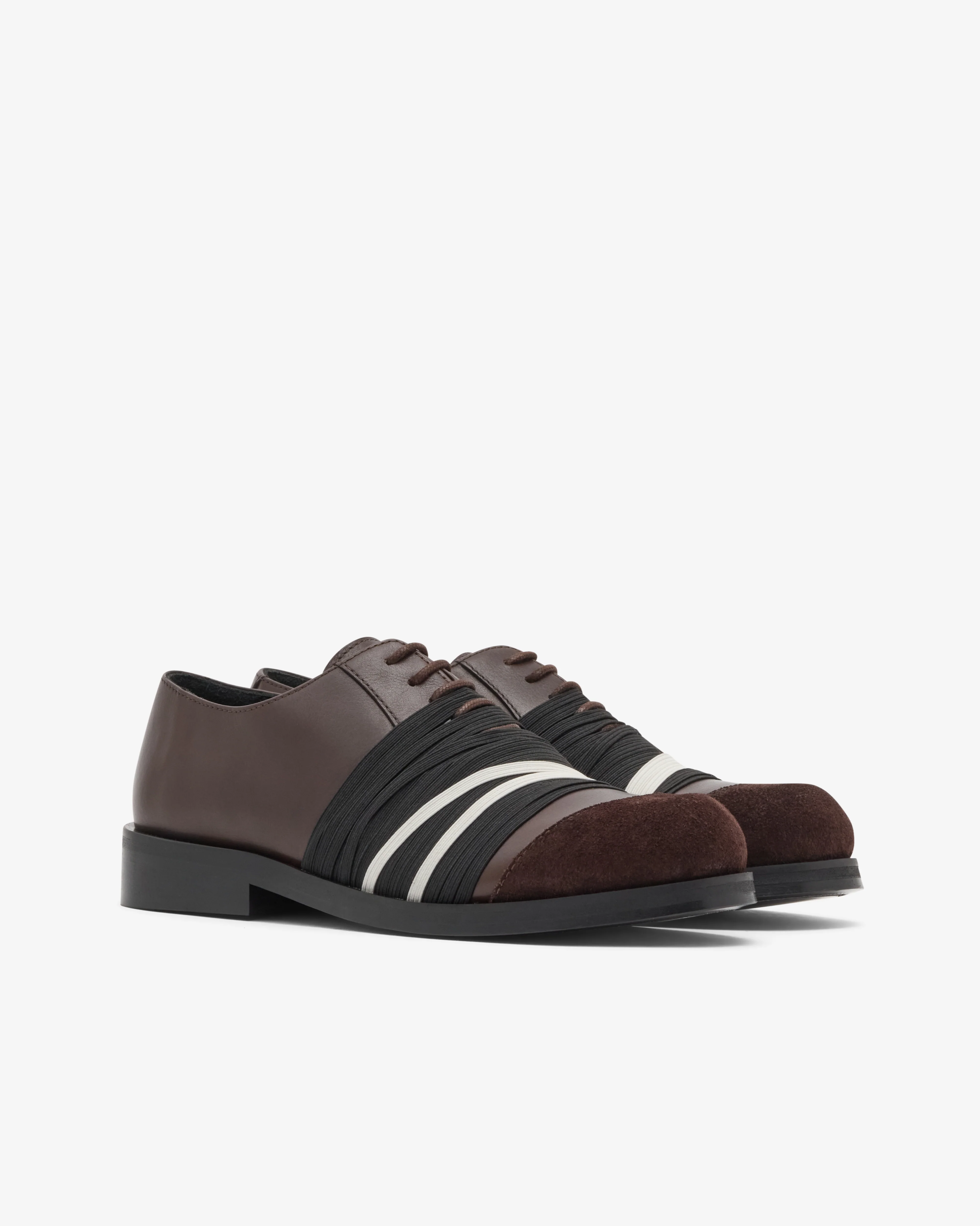 Stefan Cooke - Men's Elastic Biker Derby - (Brown) - Image 3