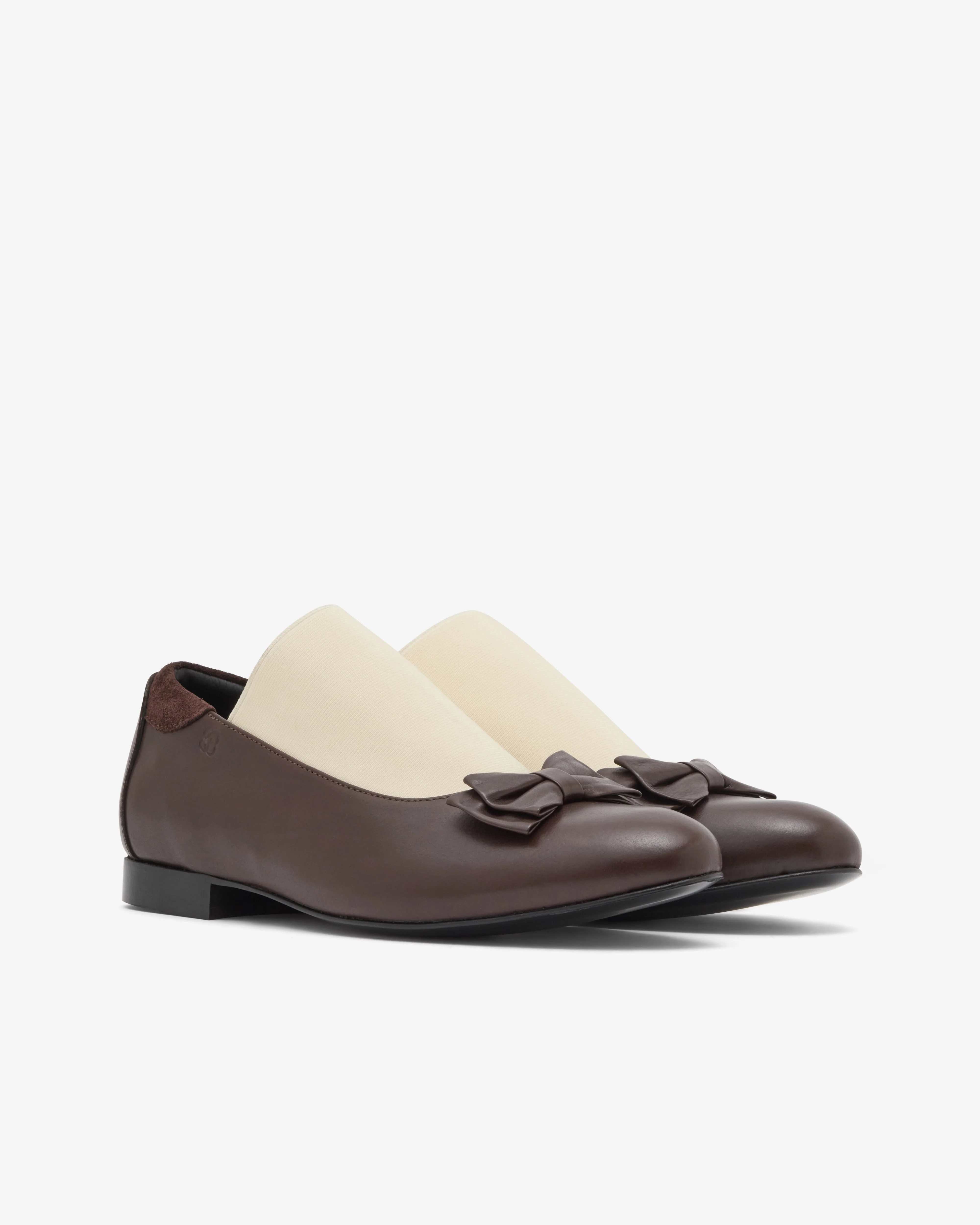 Stefan Cooke - Women's Elastic Opera Shoe - (Brown) - Image 3