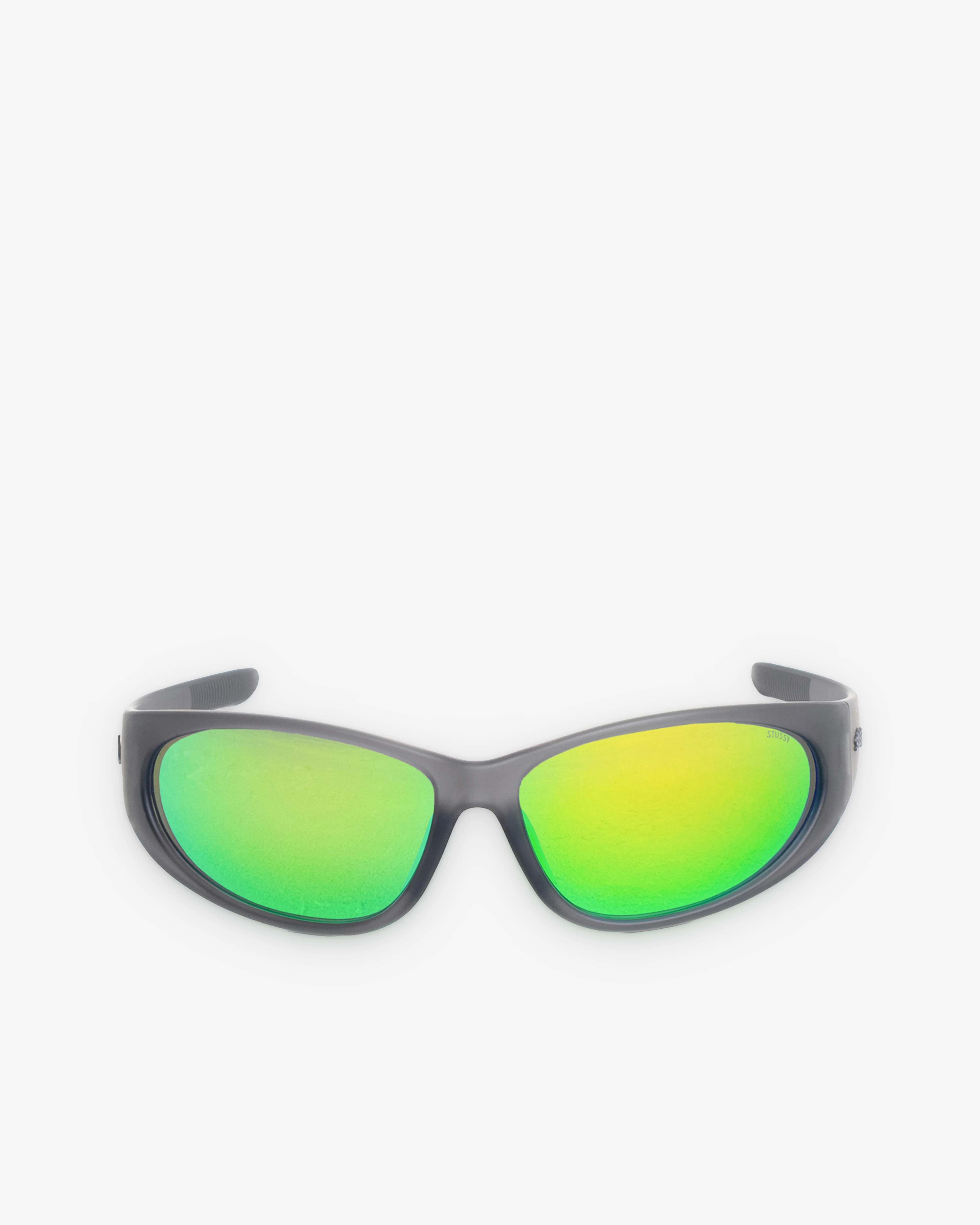 Stüssy - Adrian Sunglasses - (Frost Grey/Green Mirror)