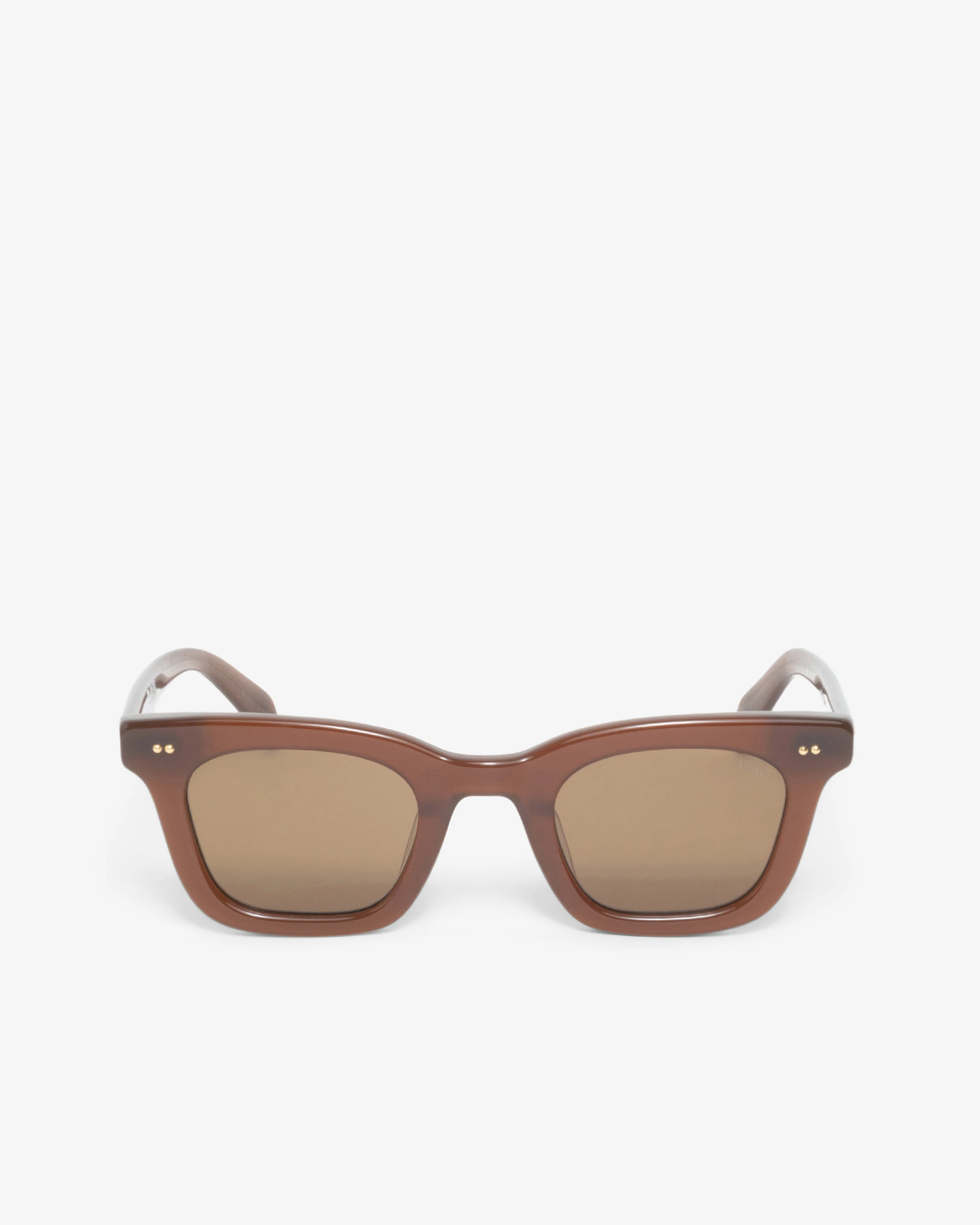 Stüssy - Men’s Ace Sunglasses - (Dark Brown/Brown Lens)