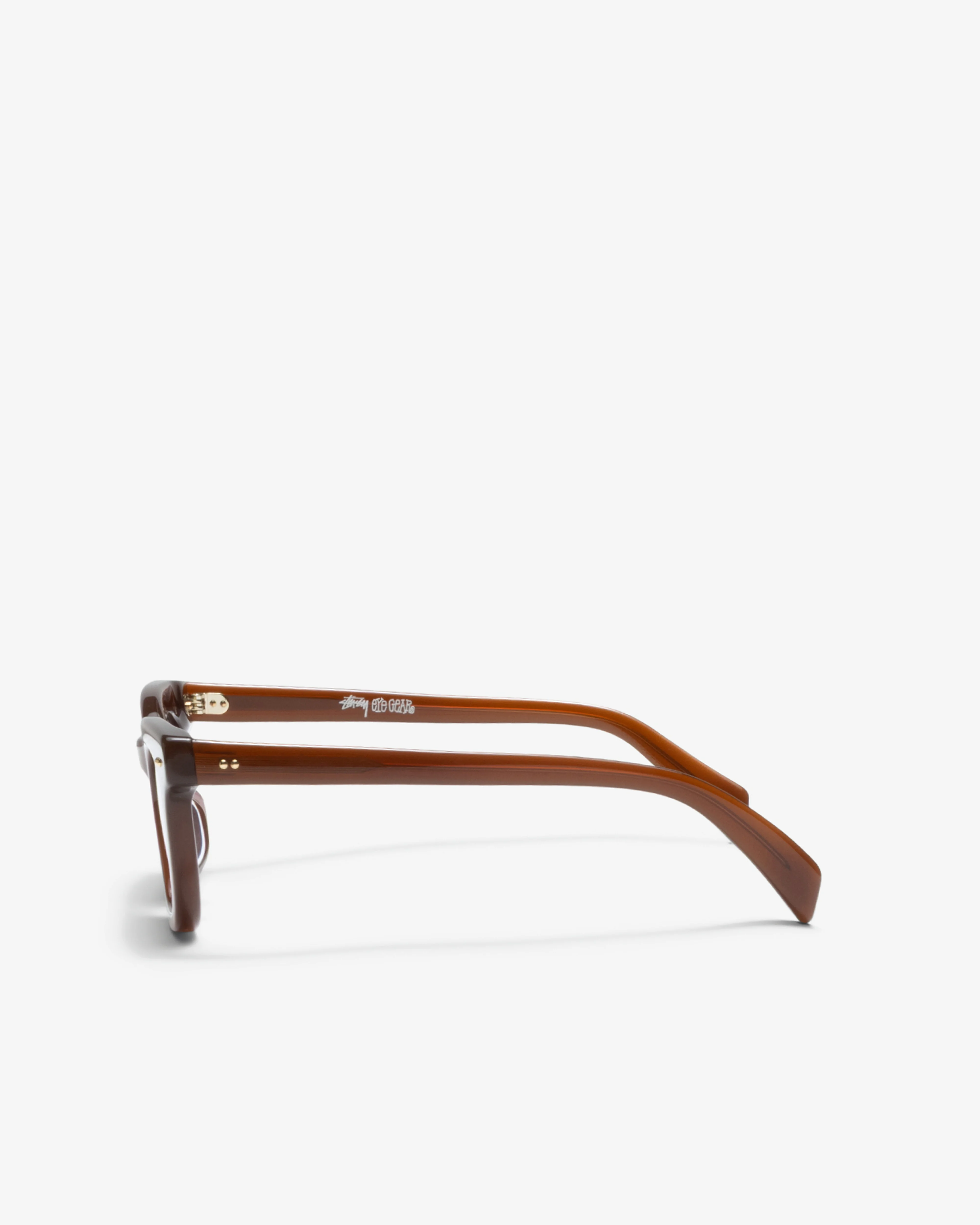 Stüssy - Men’s Ace Sunglasses - (Dark Brown/Brown Lens) - Image 2