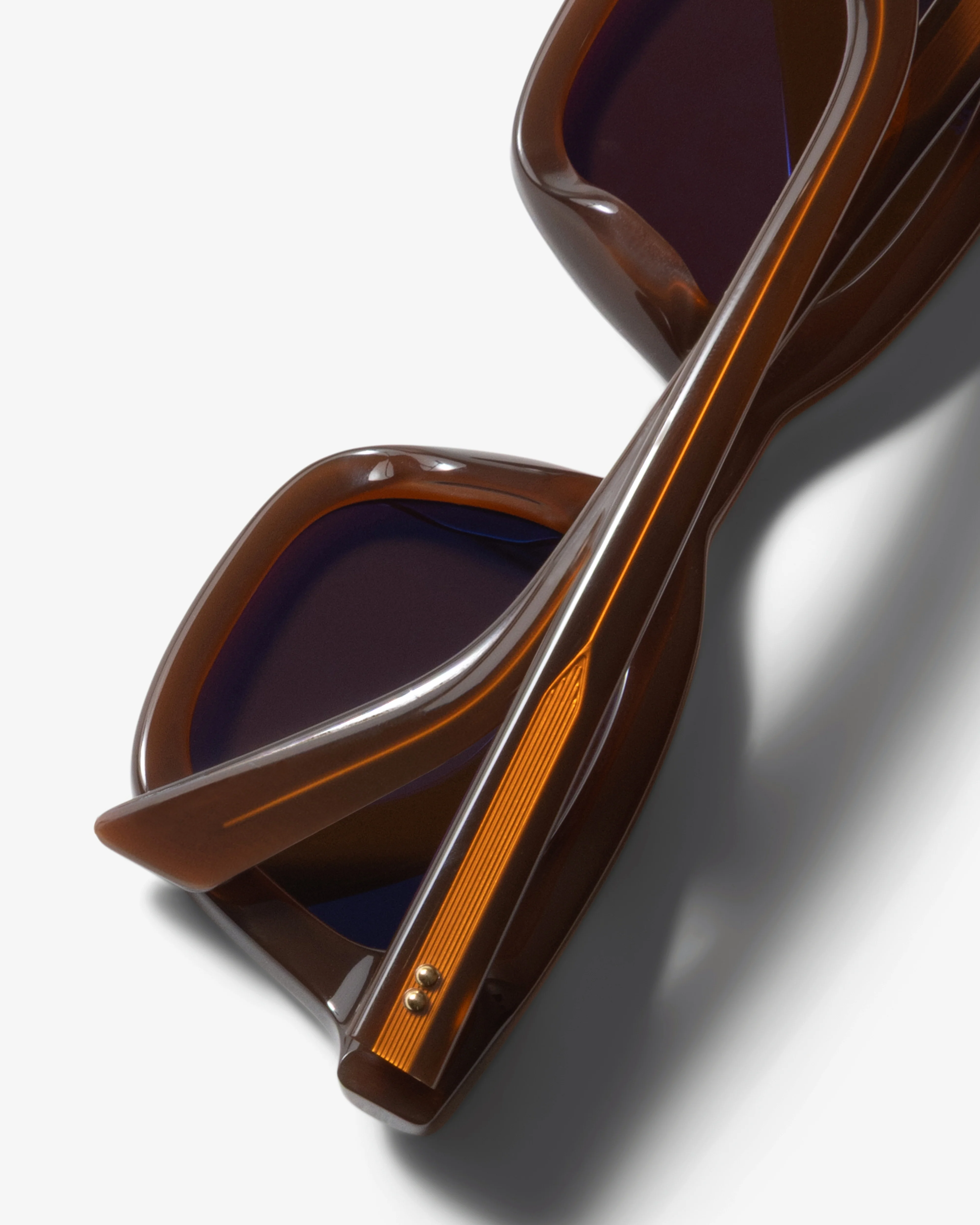 Stüssy - Men’s Ace Sunglasses - (Dark Brown/Brown Lens) - Image 4