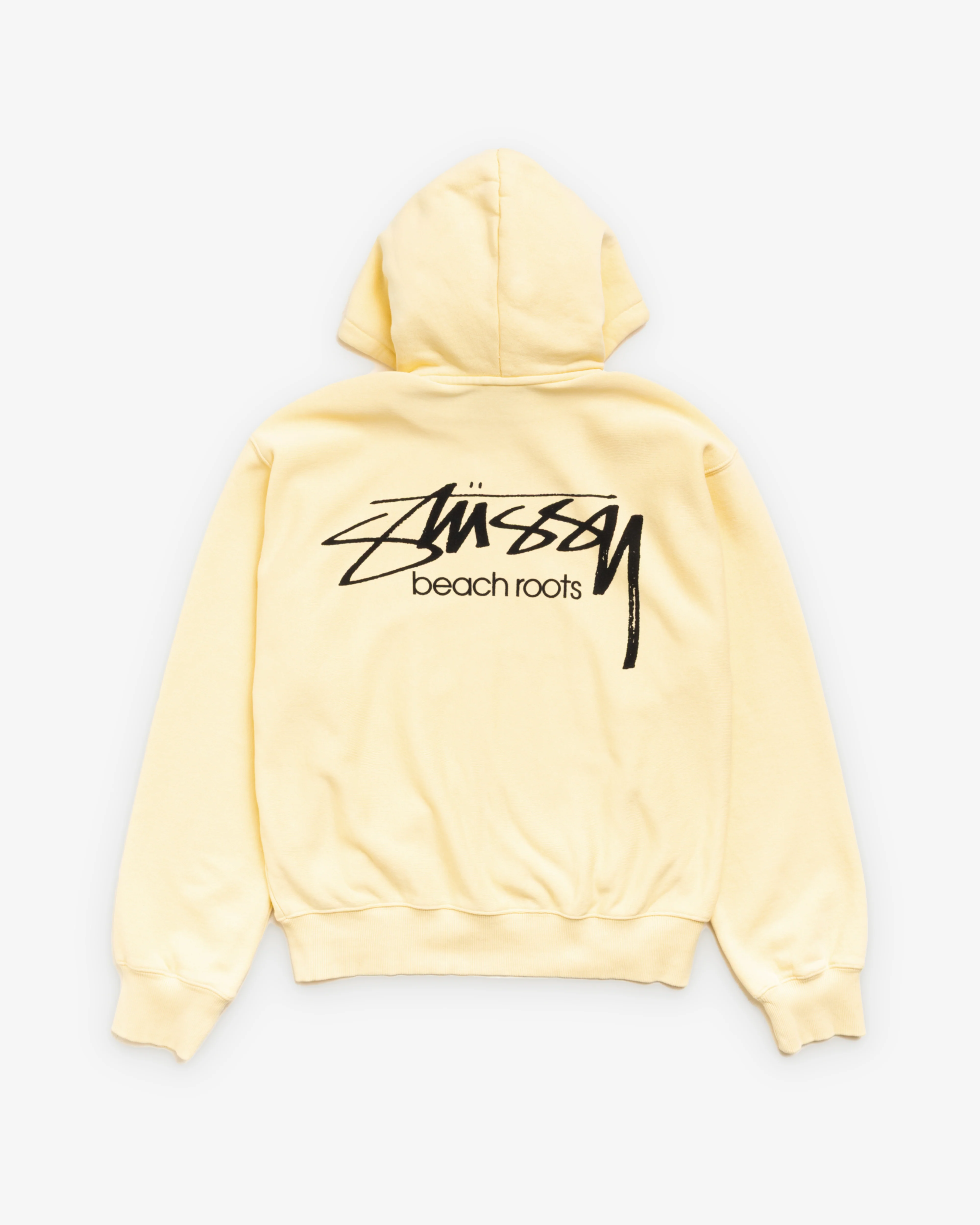 Stüssy - Men's Beach Roots Gar. Dyed Zip Hood - (Gold) - Image 2