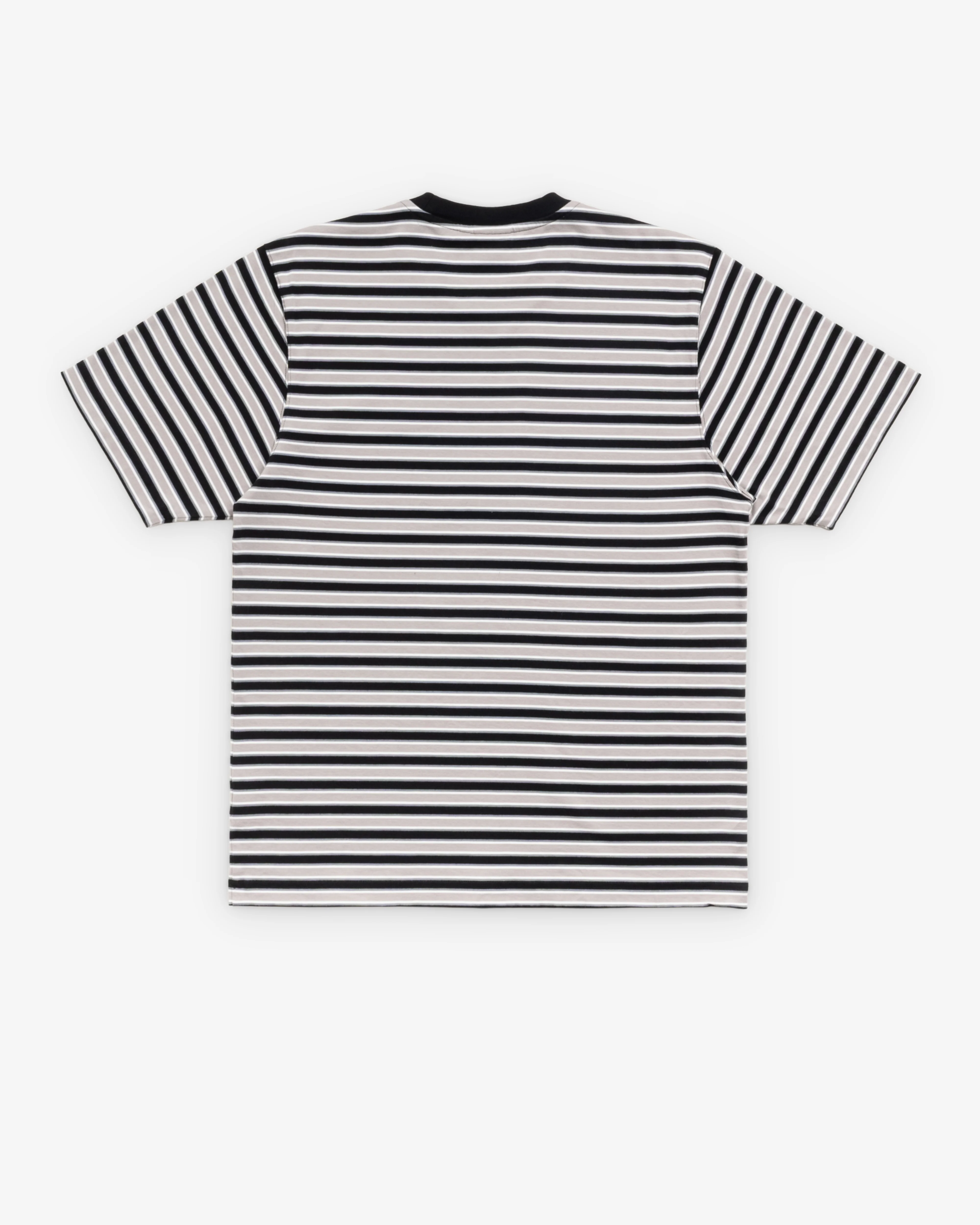 StĂĽssy - Men's Beach Stripe Short Sleeve - (Black) - Image 2