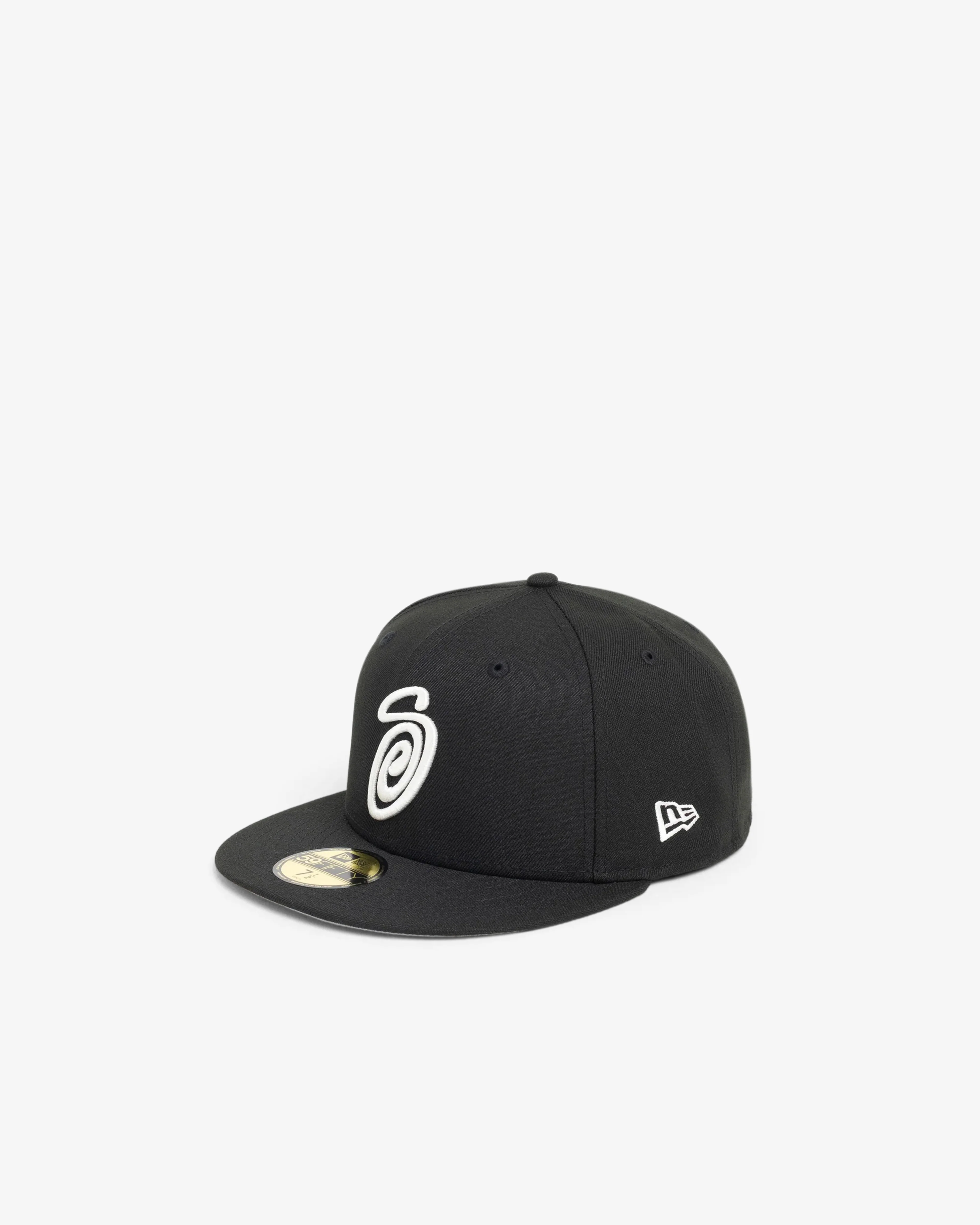 Stüssy - Men's Curly S 59Fifty New Era Cap - (Black)