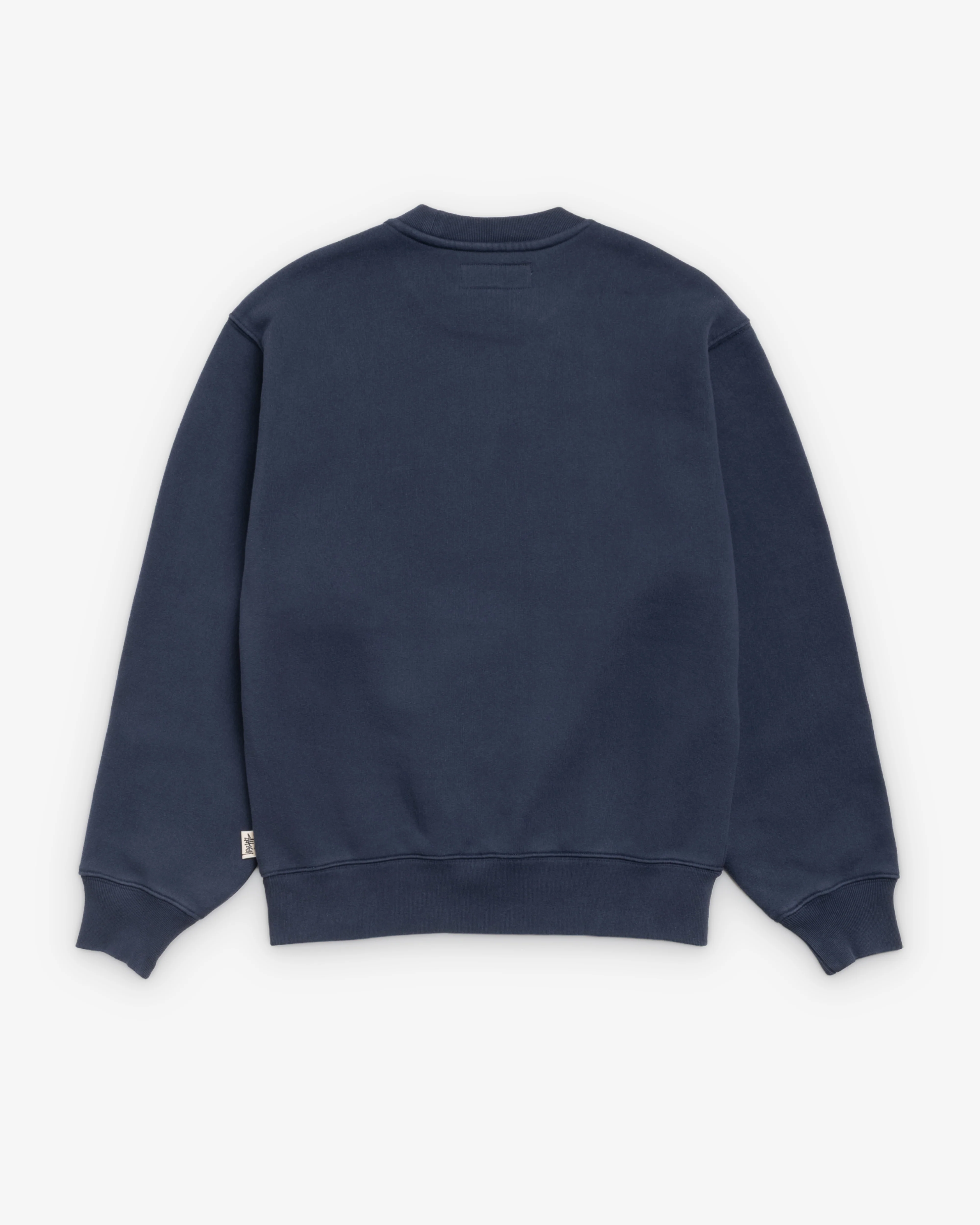 Stüssy - Men's Fleece Crew - (Navy) - Image 2