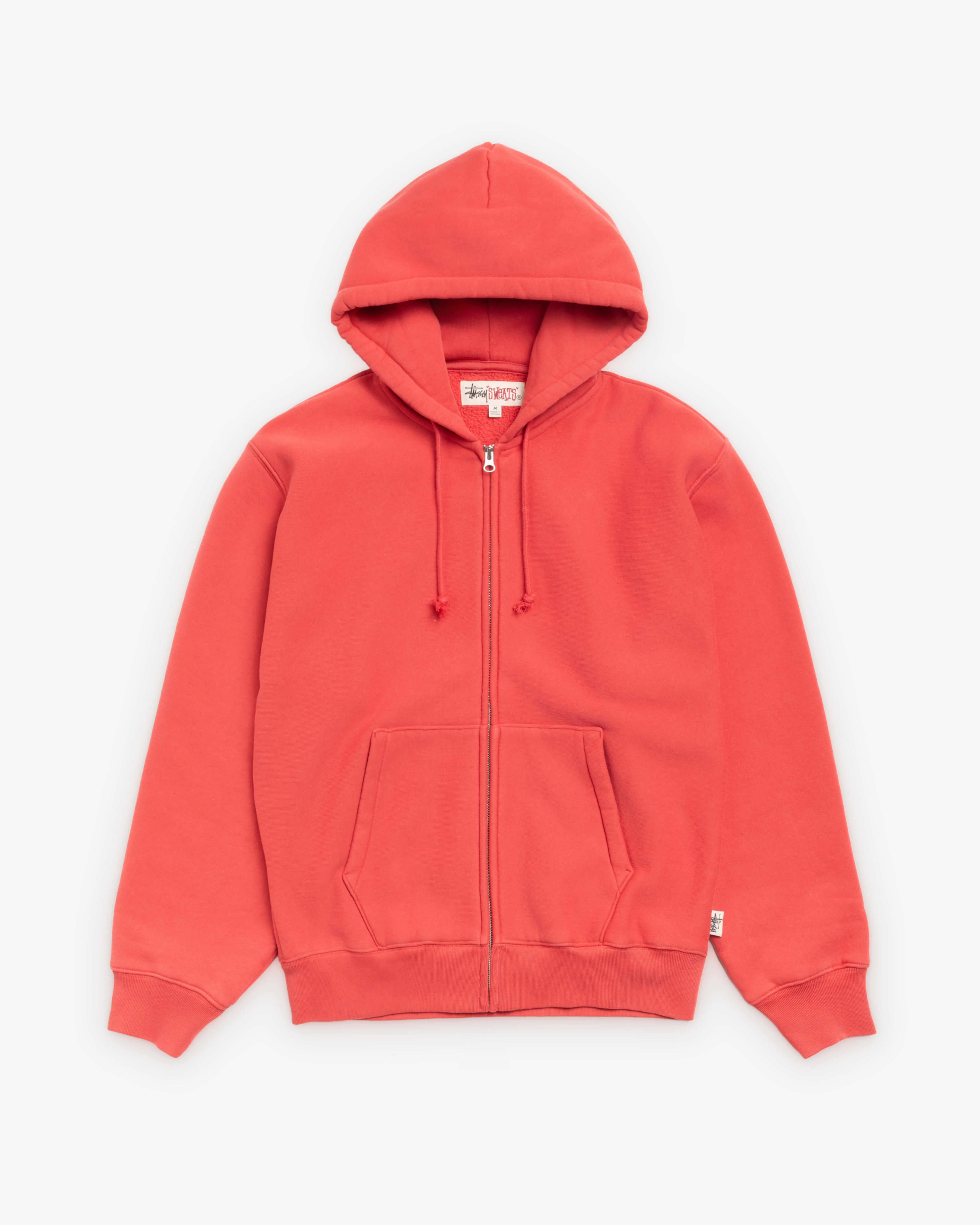 Stüssy - Men's Fleece Zip Hoodie - (Red)