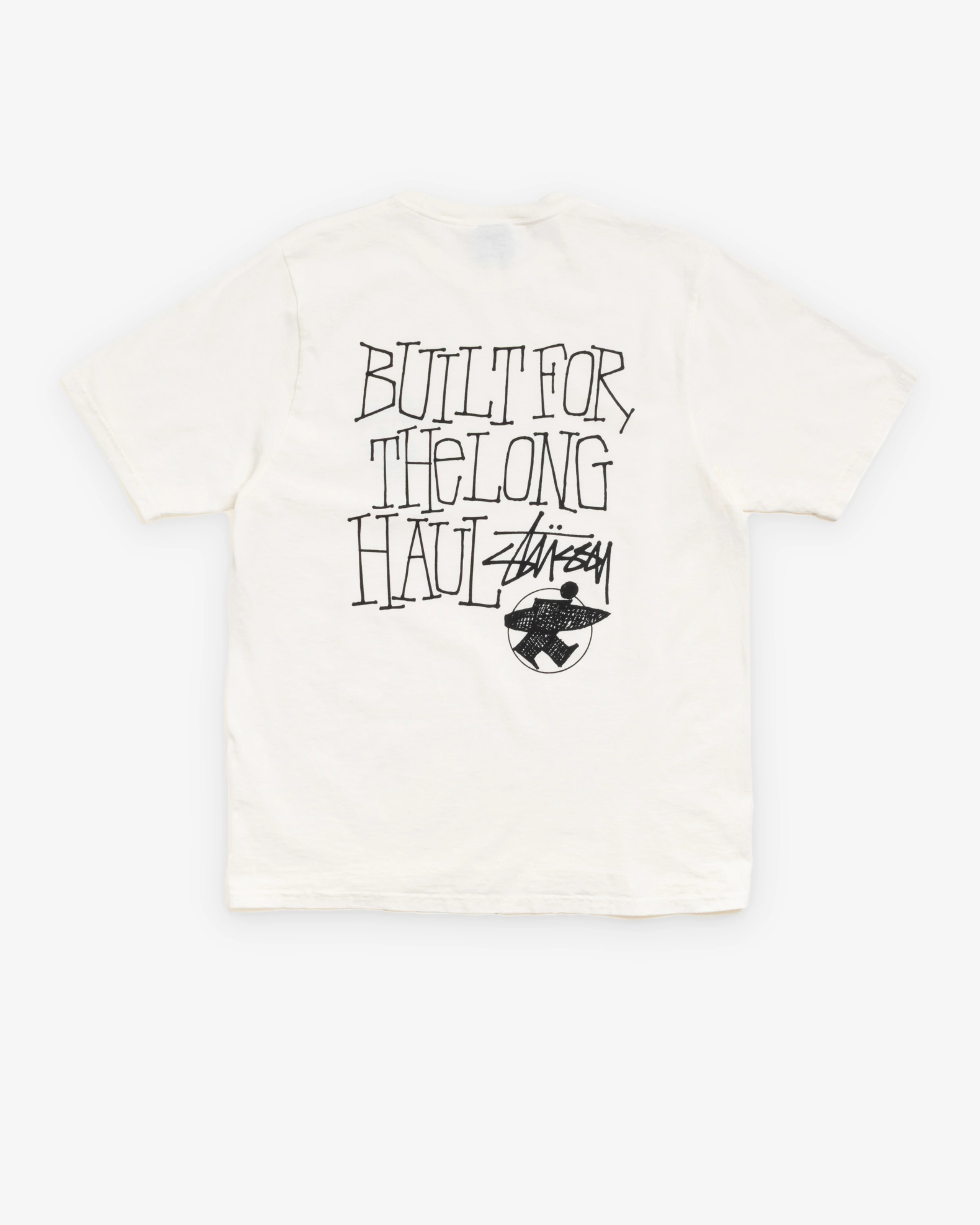 Stüssy - Men's Long Haul Pig. Dyed Tee - (Natural) - Image 2