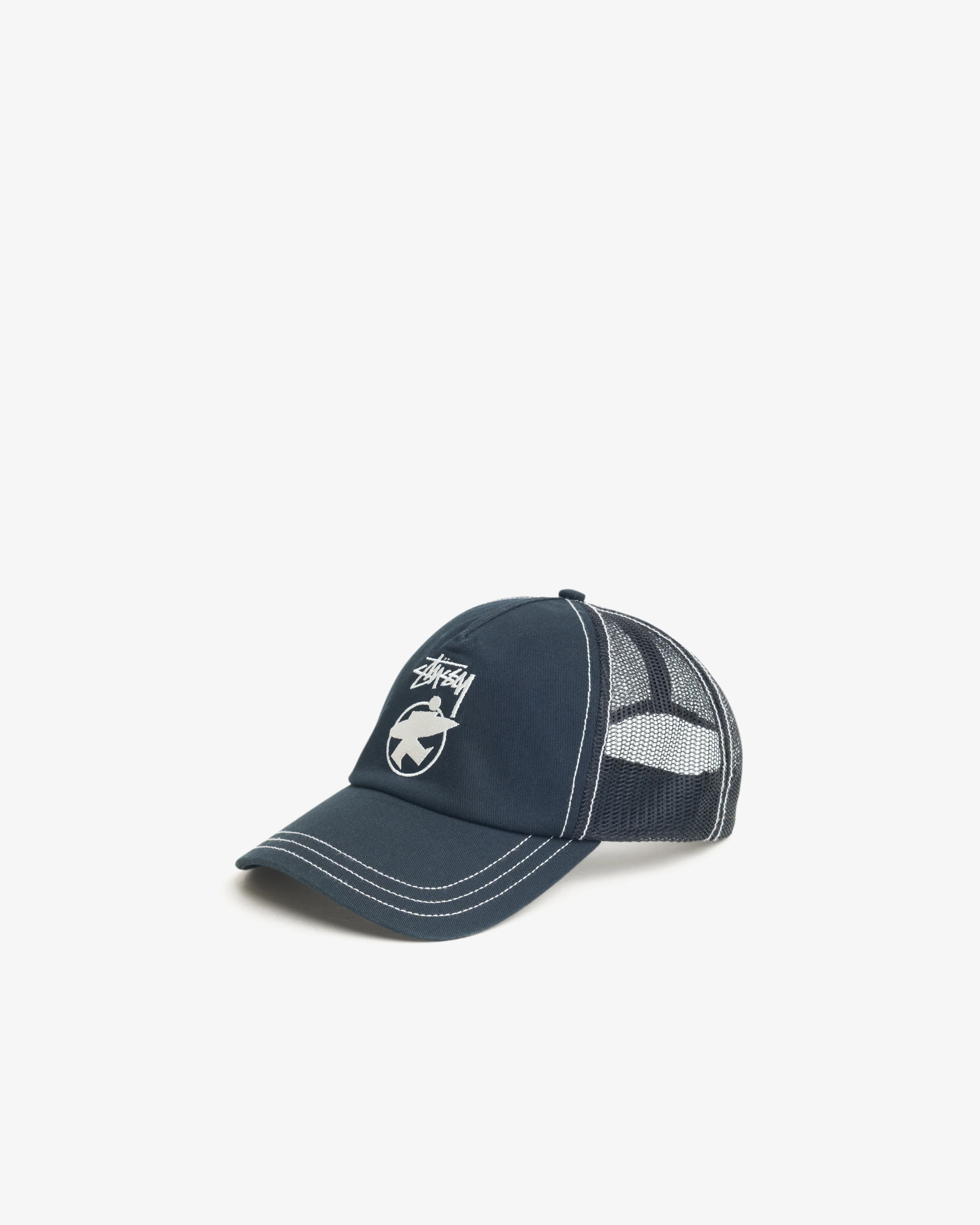 Stüssy - Men's Lp Beach Roots Trucker Cap - (Black) - Image 2