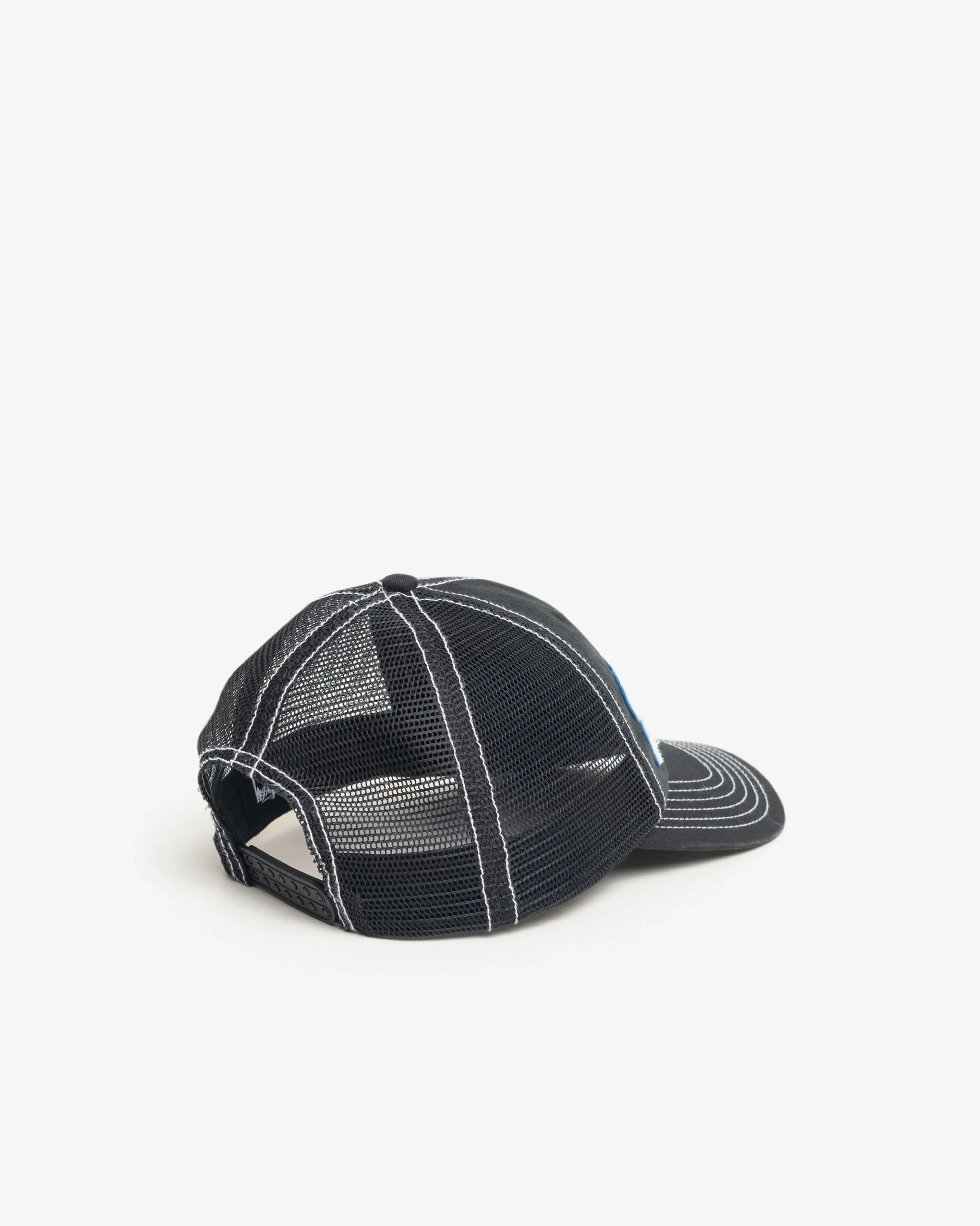 Stüssy - Men's Md Burly Threads Trucker - (Black) - Image 3