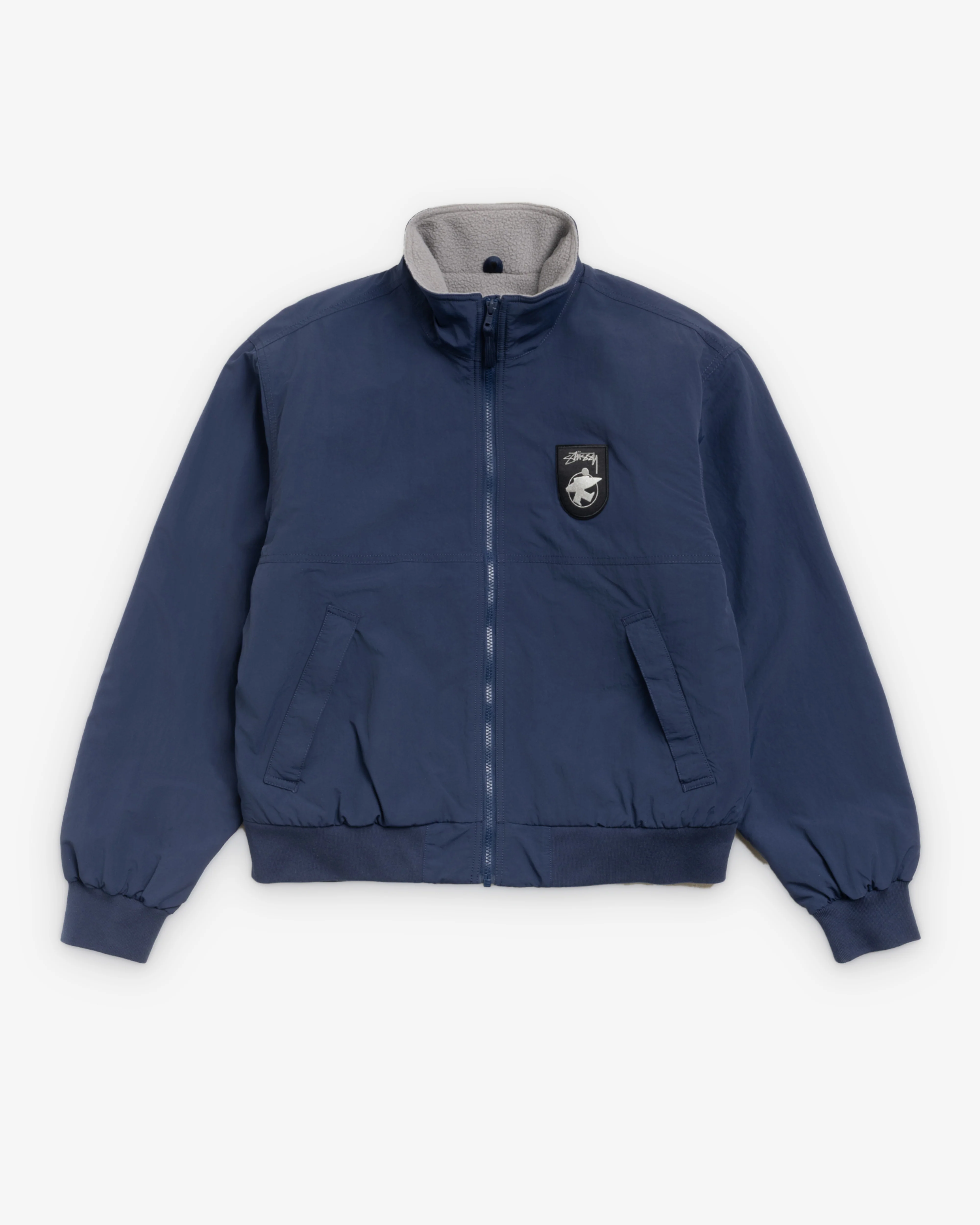 StĂĽssy - Men's Polar Fleece Lined Jacket - (Navy)