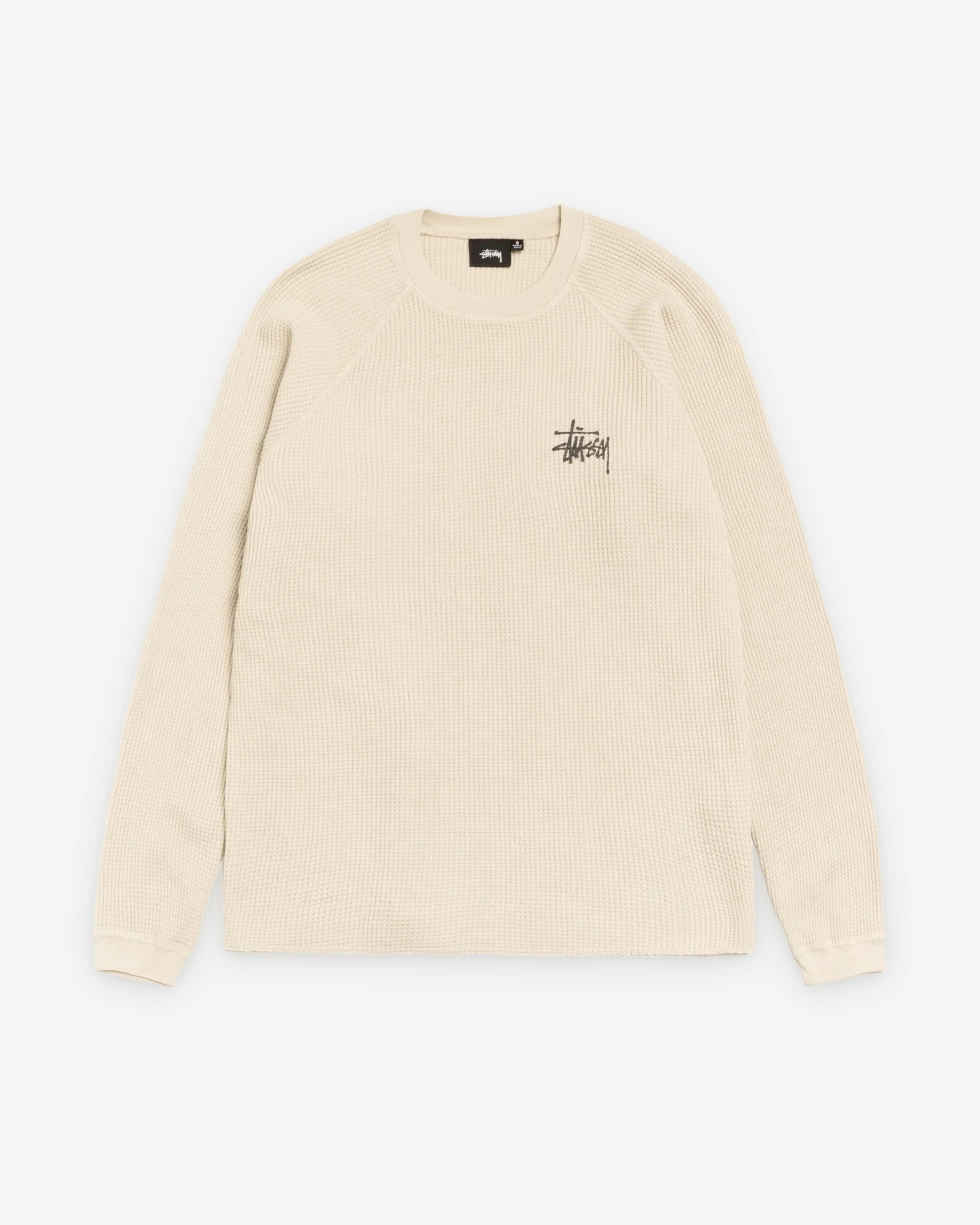 Stussy - Men's Raglan Thermal Basic Stock - (Bone)