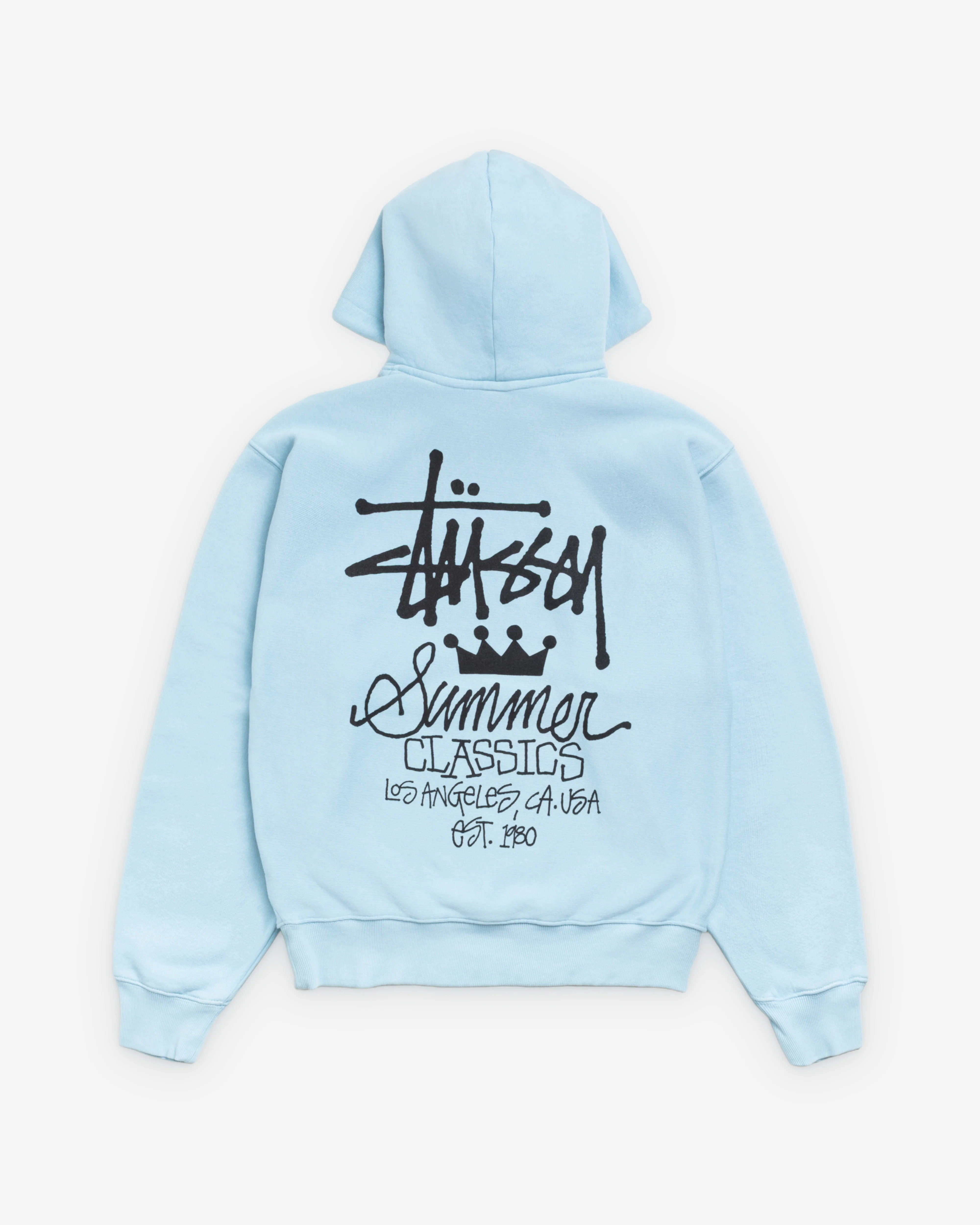 Stüssy - Men's Summer Classics Gar. Dyed Hood - (Sky Blue)