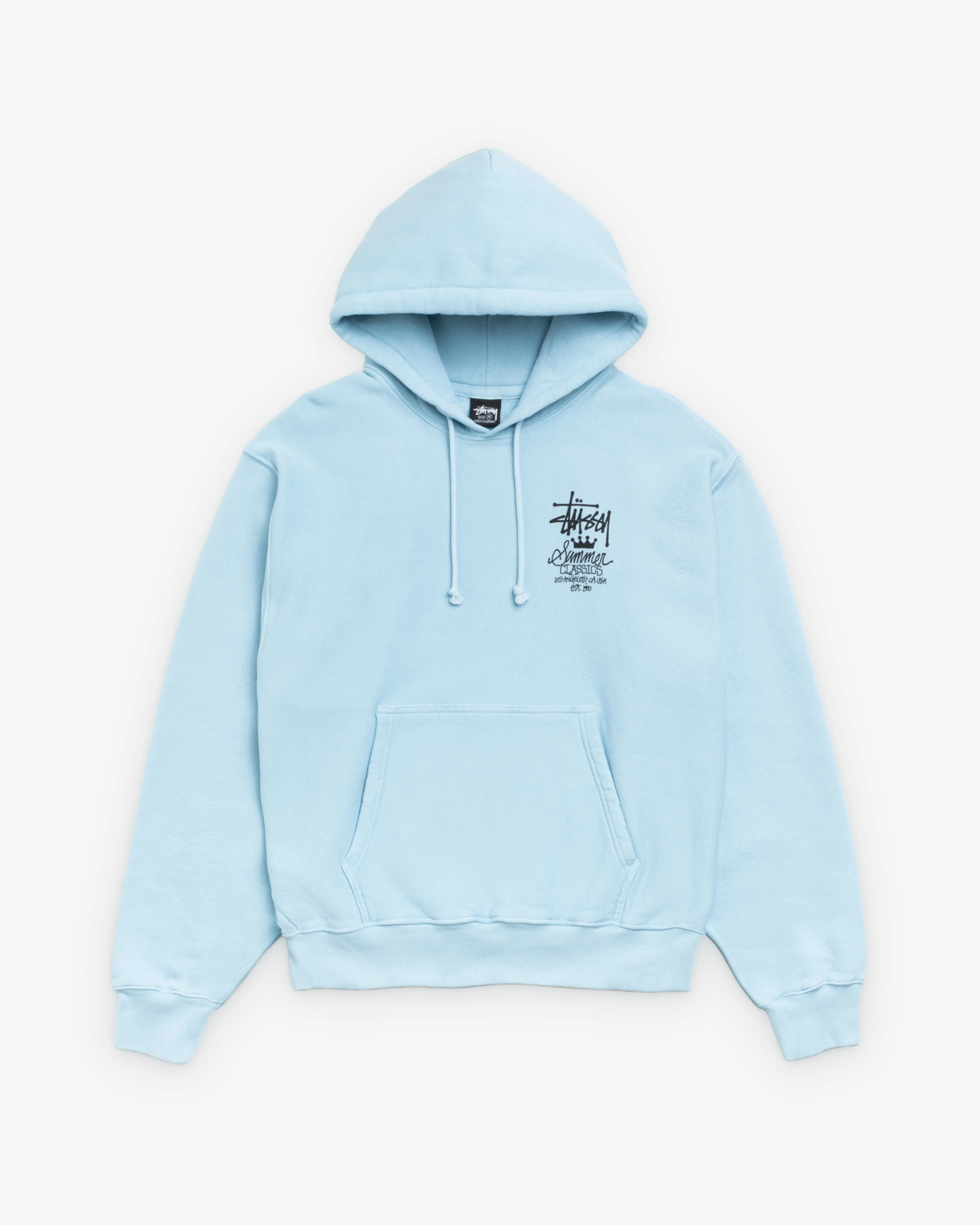 Stüssy - Men's Summer Classics Gar. Dyed Hood - (Sky Blue) - Image 2