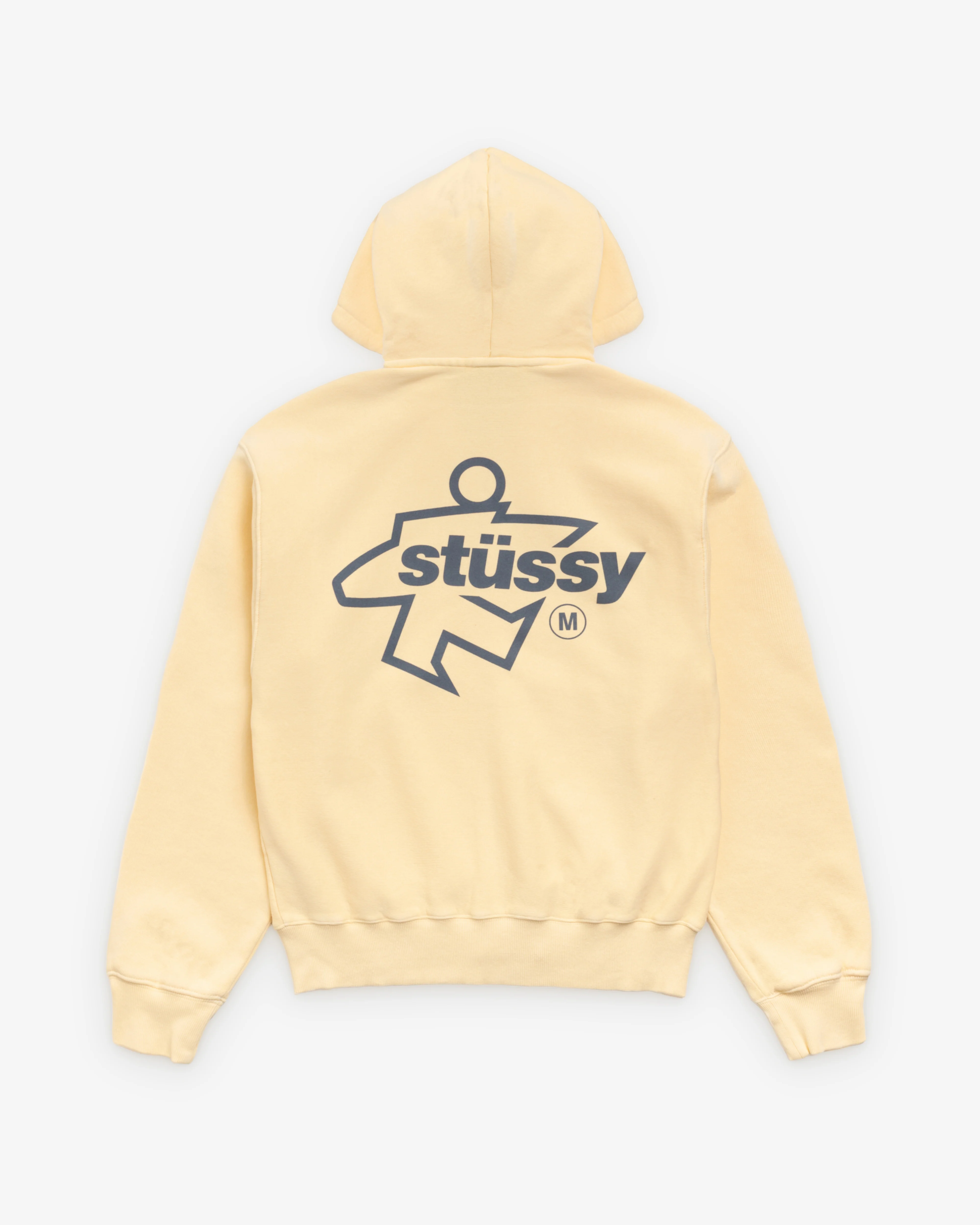 Stüssy - Men's Surf Size Garment Dyed Zip Hood - (Gold) - Image 2