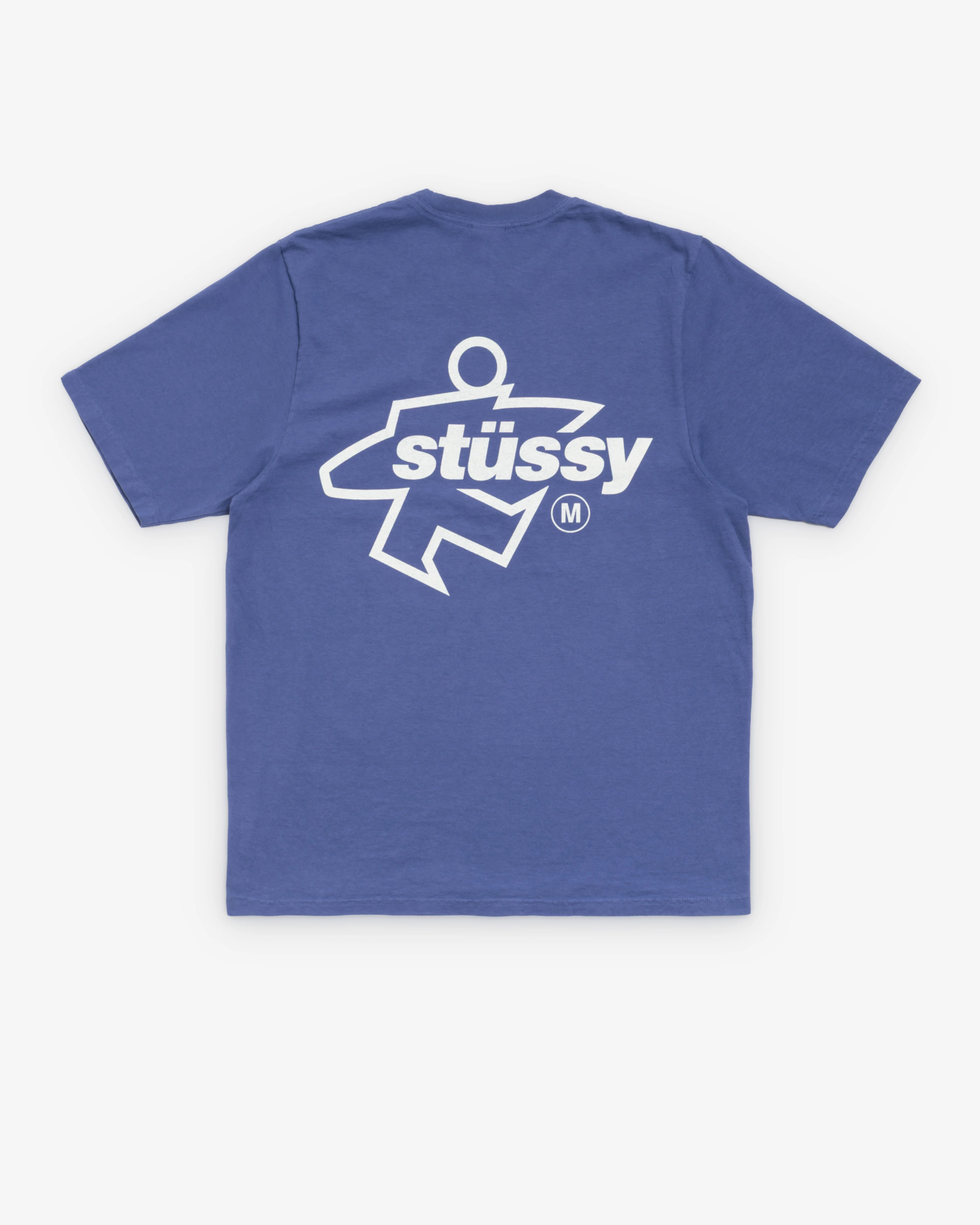 Stüssy - Men's Surf Size Pigment Dyed Tee - (Indigo) - Image 2