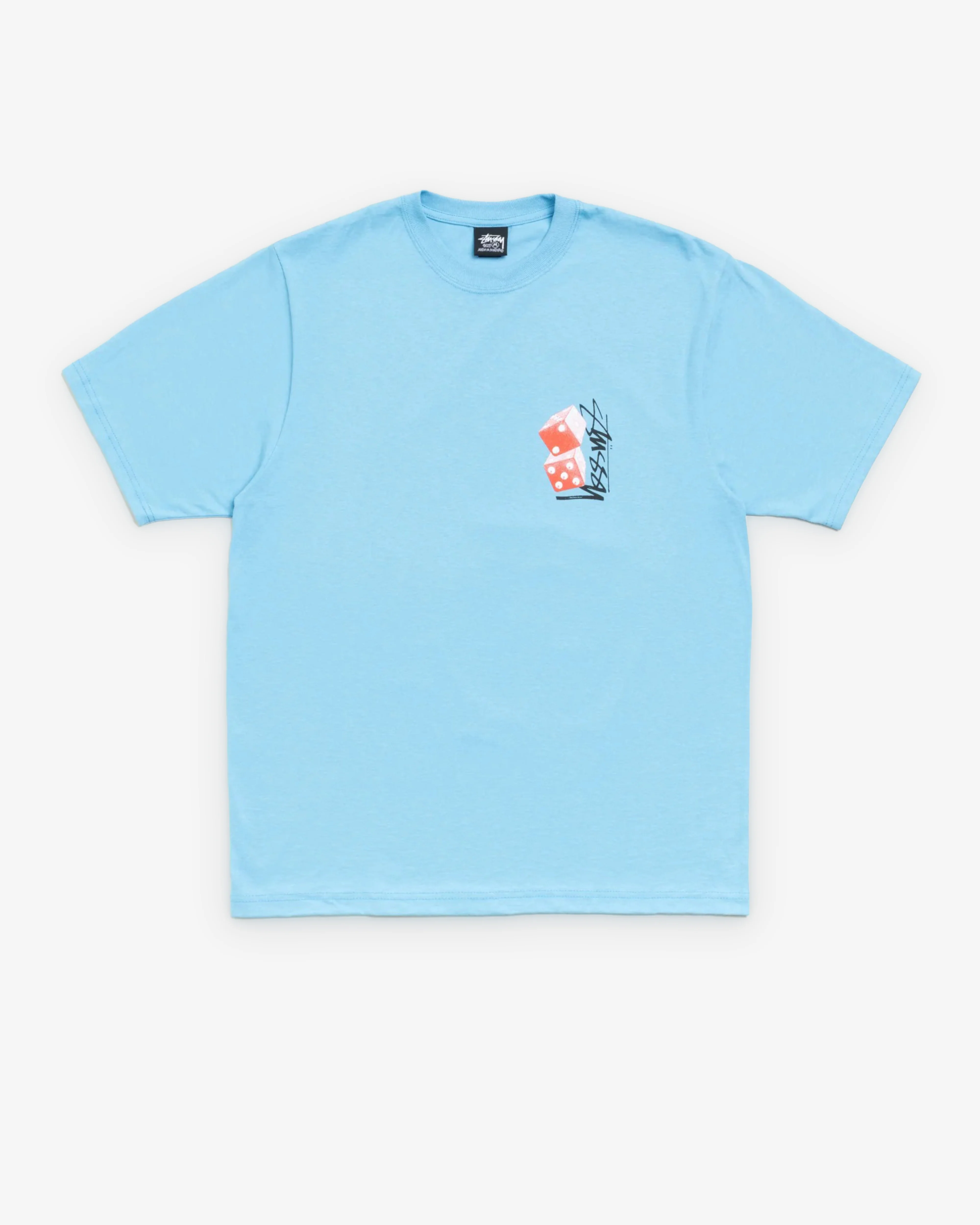 Stüssy - Men's Tall Dice Tee - (Sky Blue) - Image 2