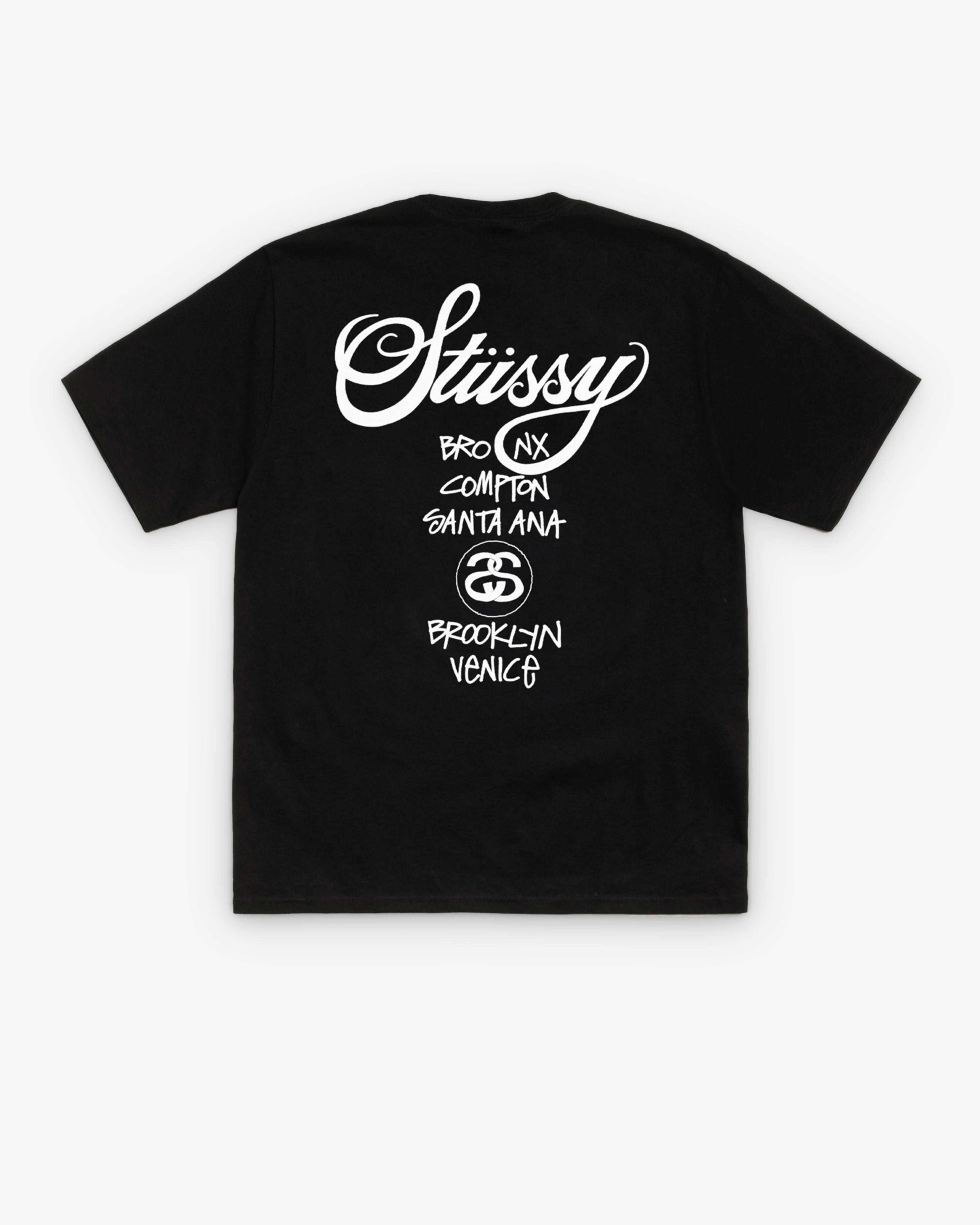 Stüssy - World Tour T-Shirt - (Black) - Image 2