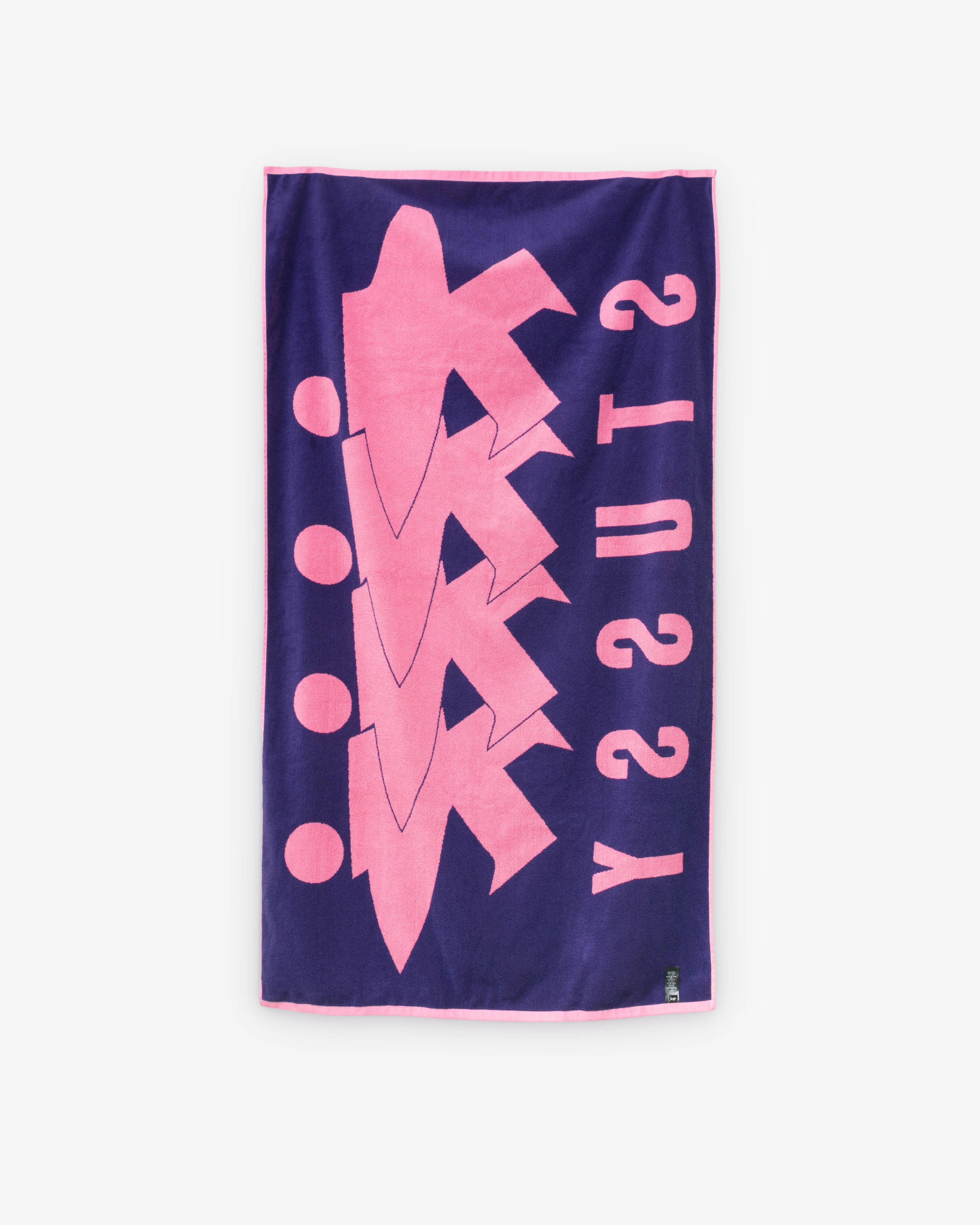 Stüssy - Surfman Beach Towel - (Pink) - Image 2