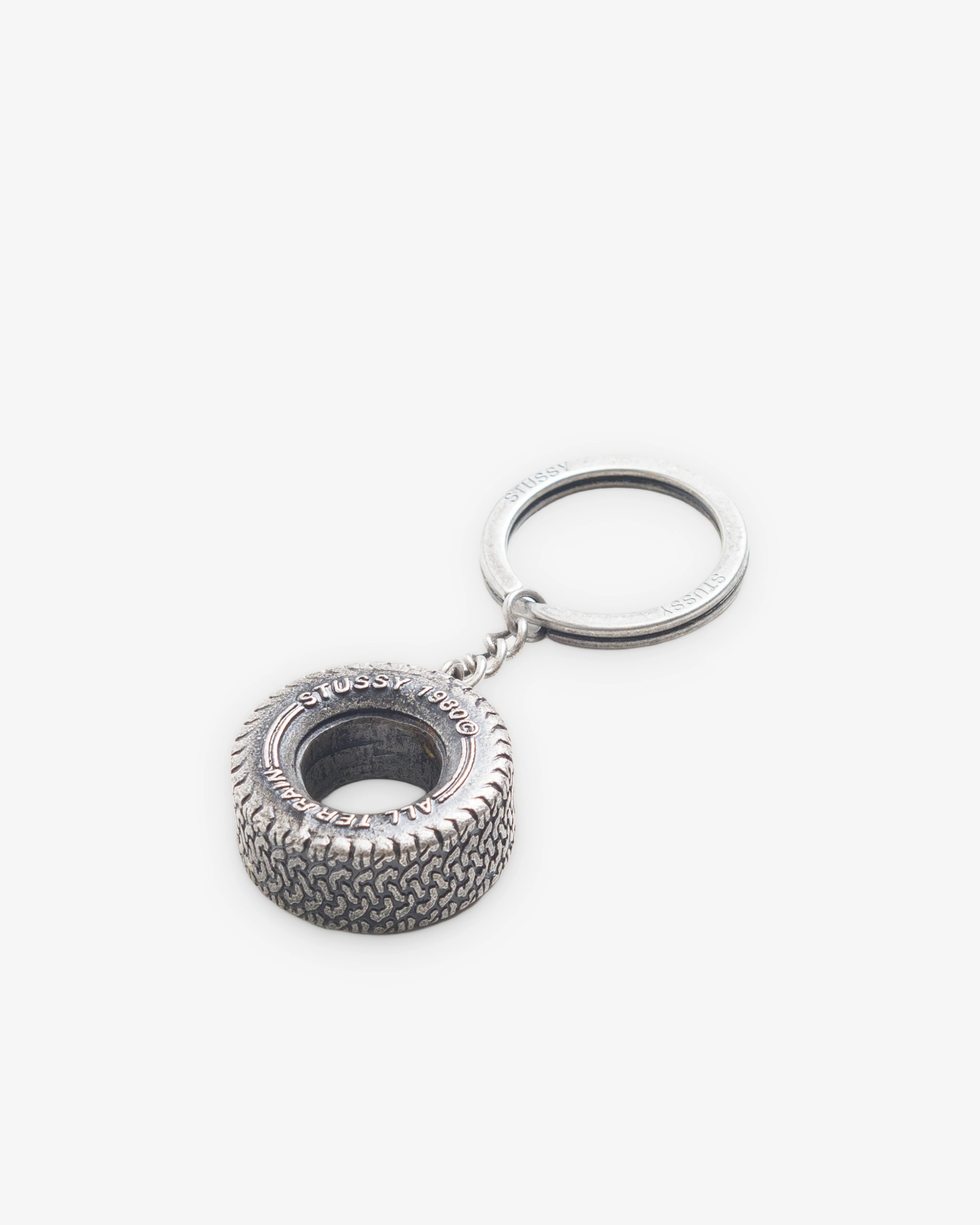 Stüssy -  Tire Keychain - (Silver) - Image 3