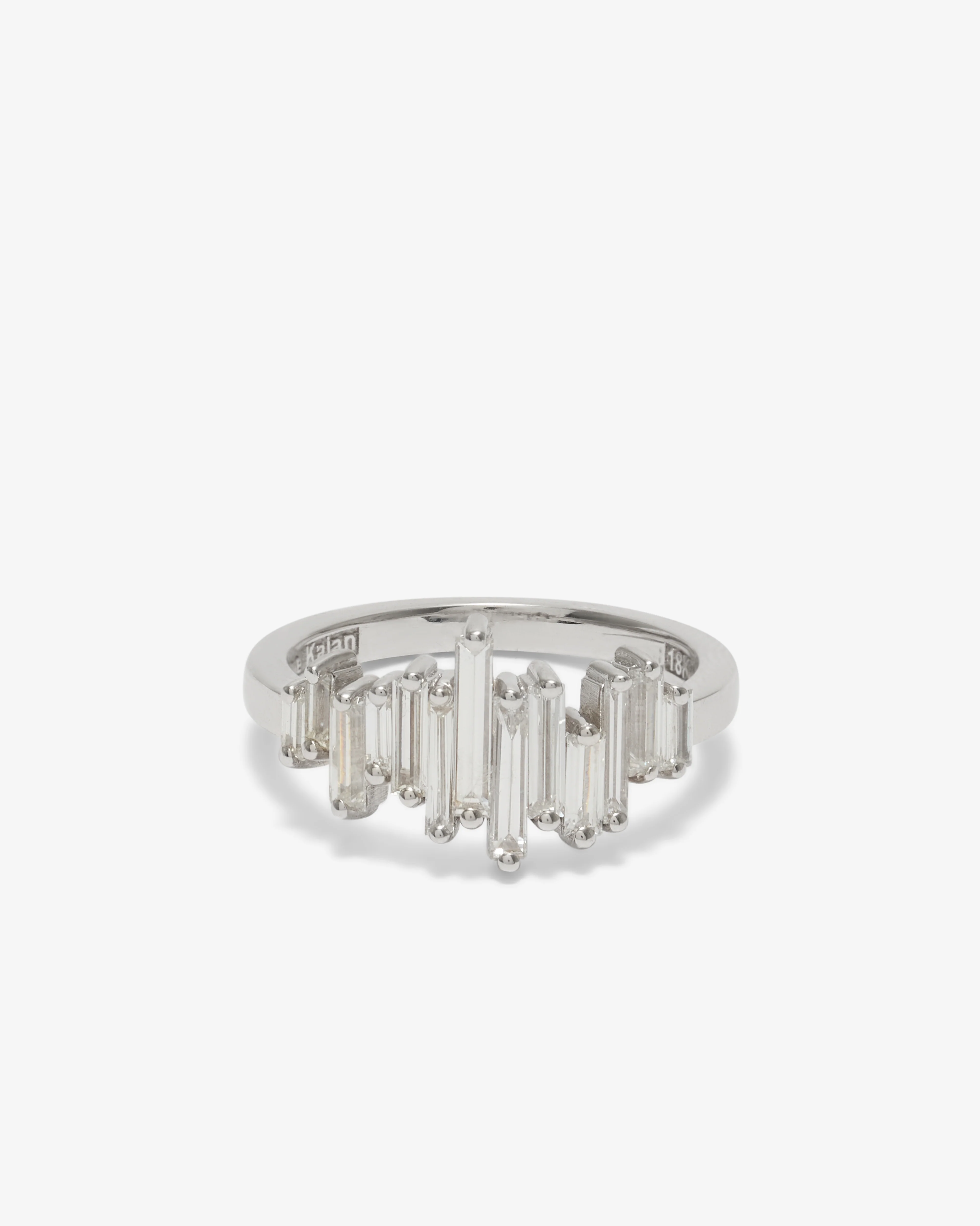 Suzanne Kalan - One of a Kind Diamond Firework Ring - (White Gold)