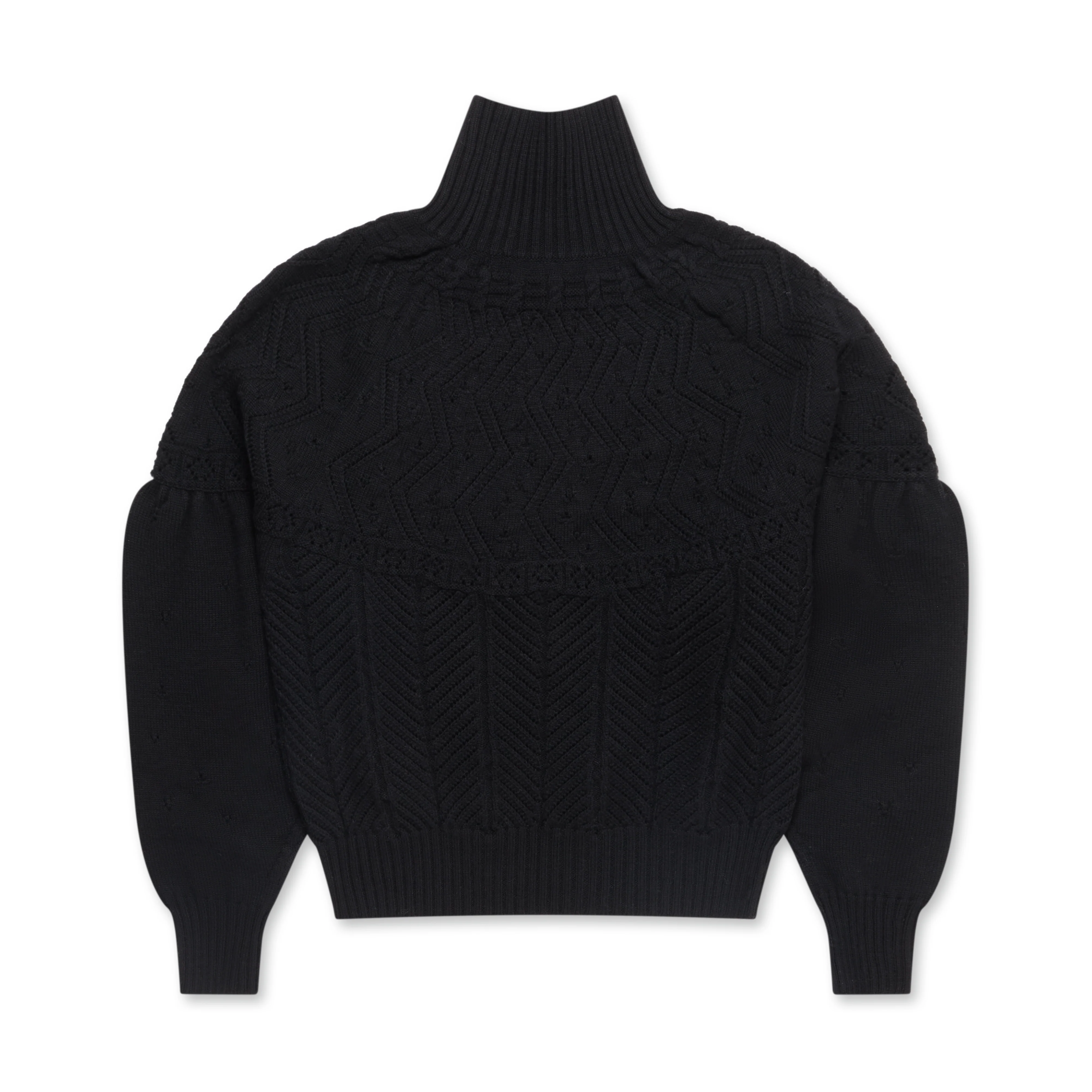 Tao - Turtleneck Sweater - (Black) - Image 2
