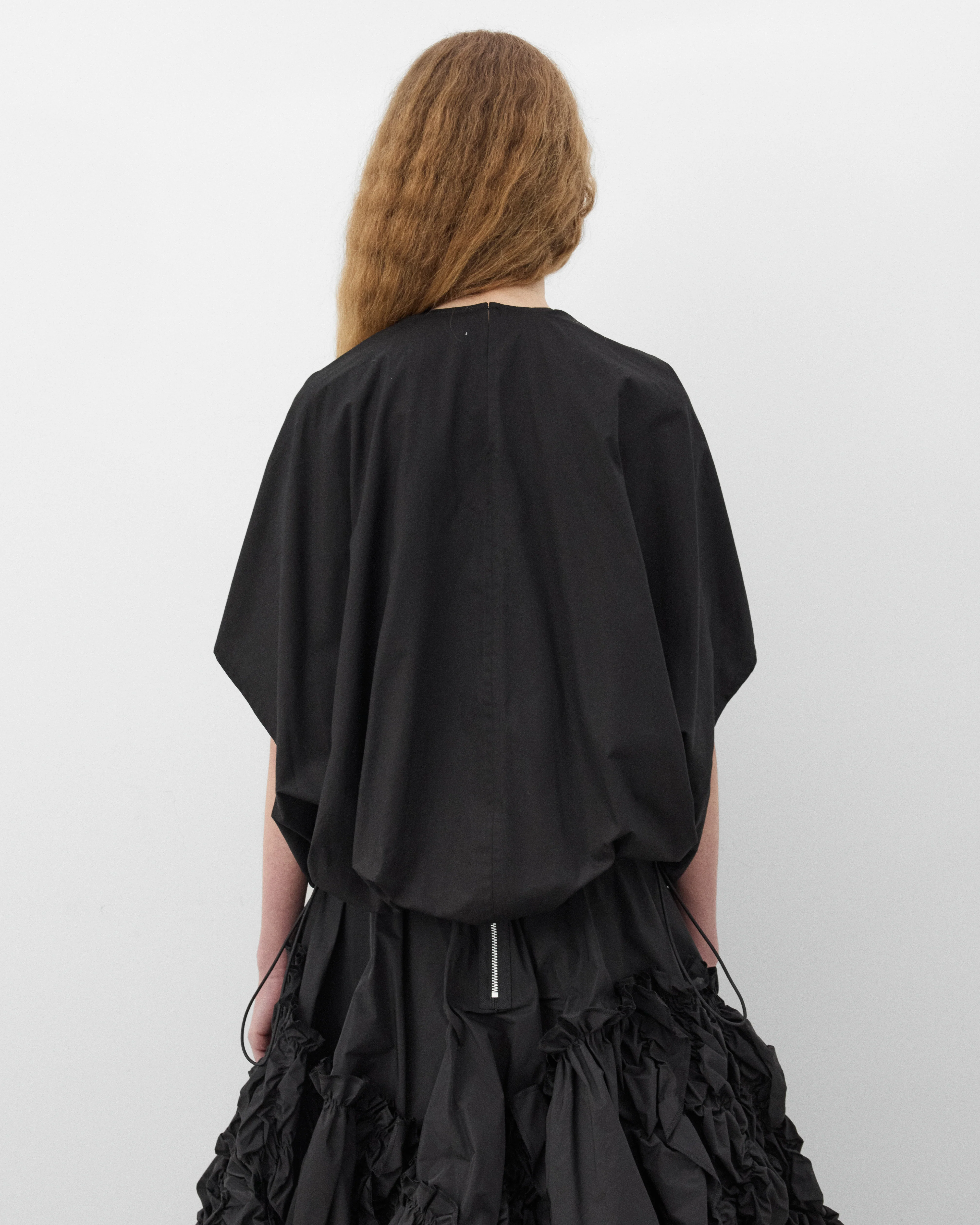 Tao - Women's Parachute Blouse - (Black) - Image 5