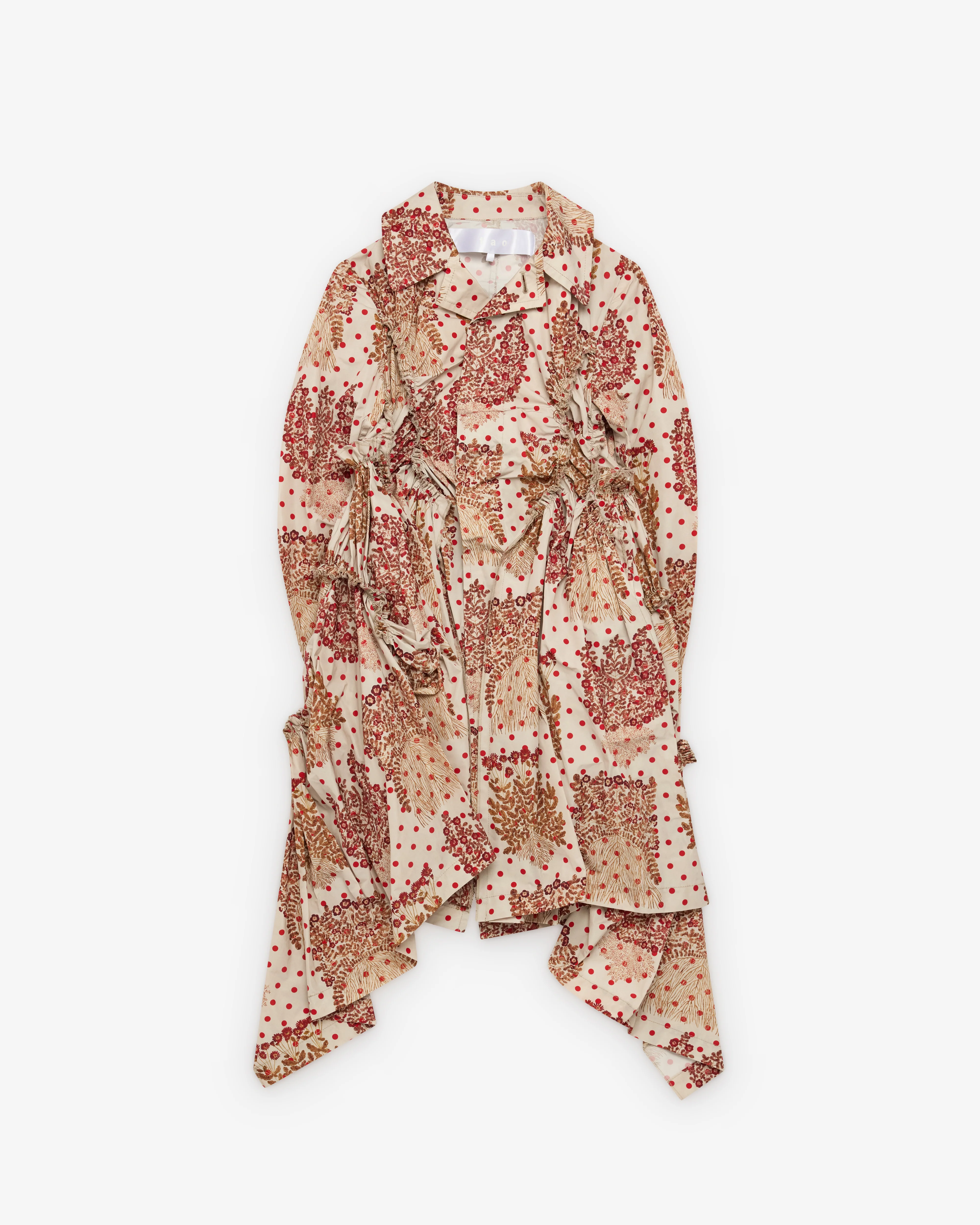 Tao - Women's Technical Ruffle Coat - (Pink)