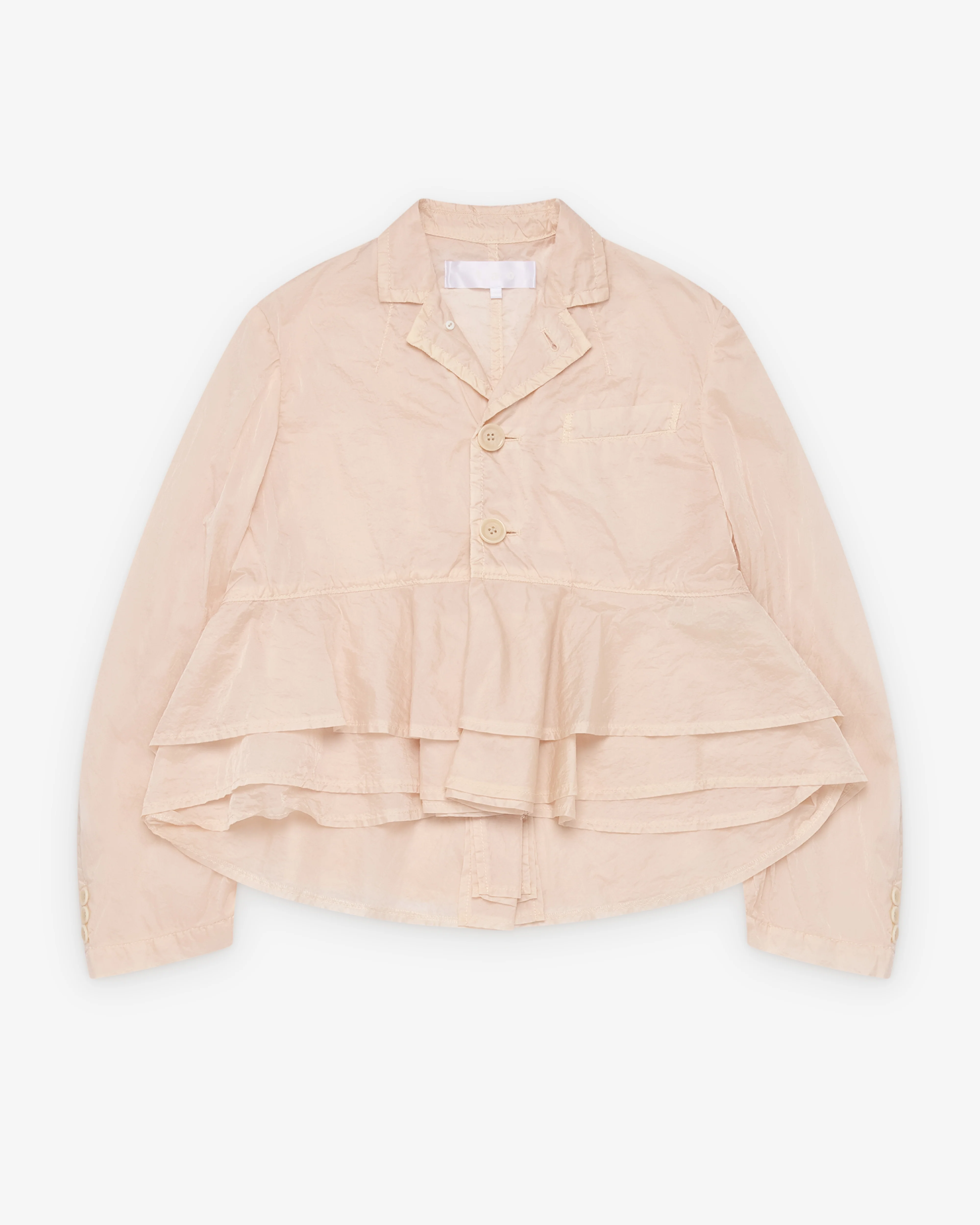 Tao - Women's Layered Jacket - (Beige)