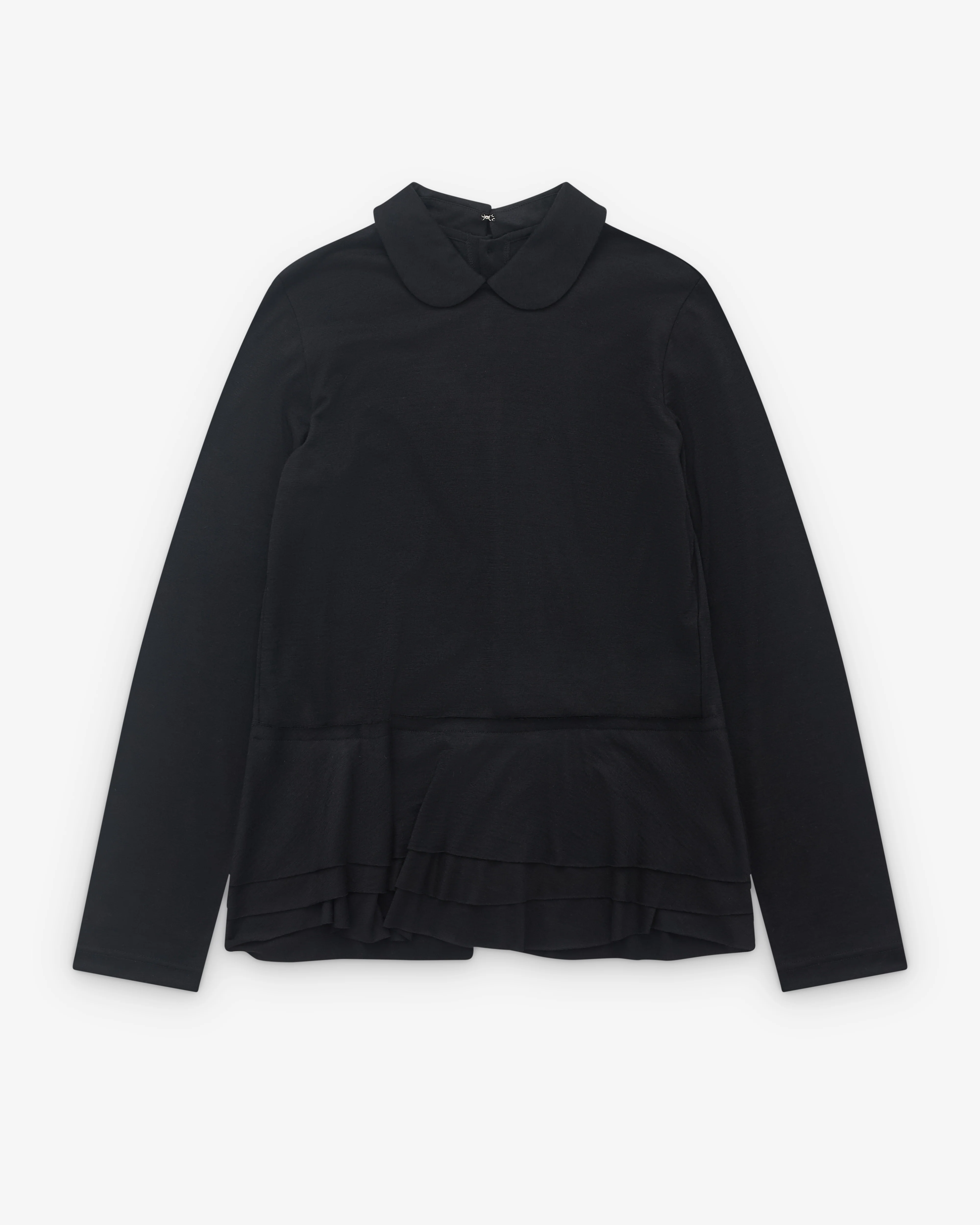 Tao - Women’s Peplum Hem Sweater - (Black)