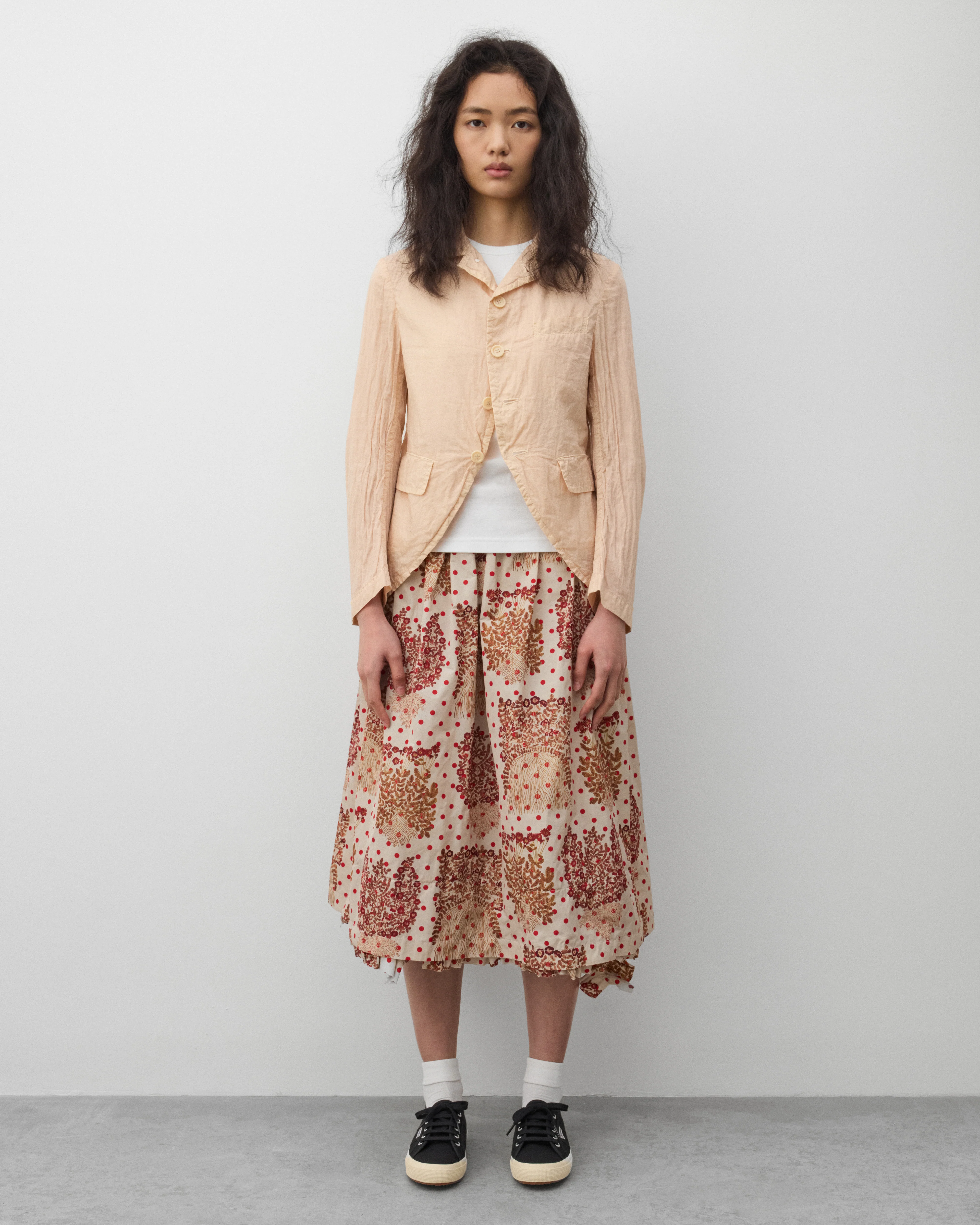 Tao - Women's Floral Print Technical Skirt - (Pink) - Image 6