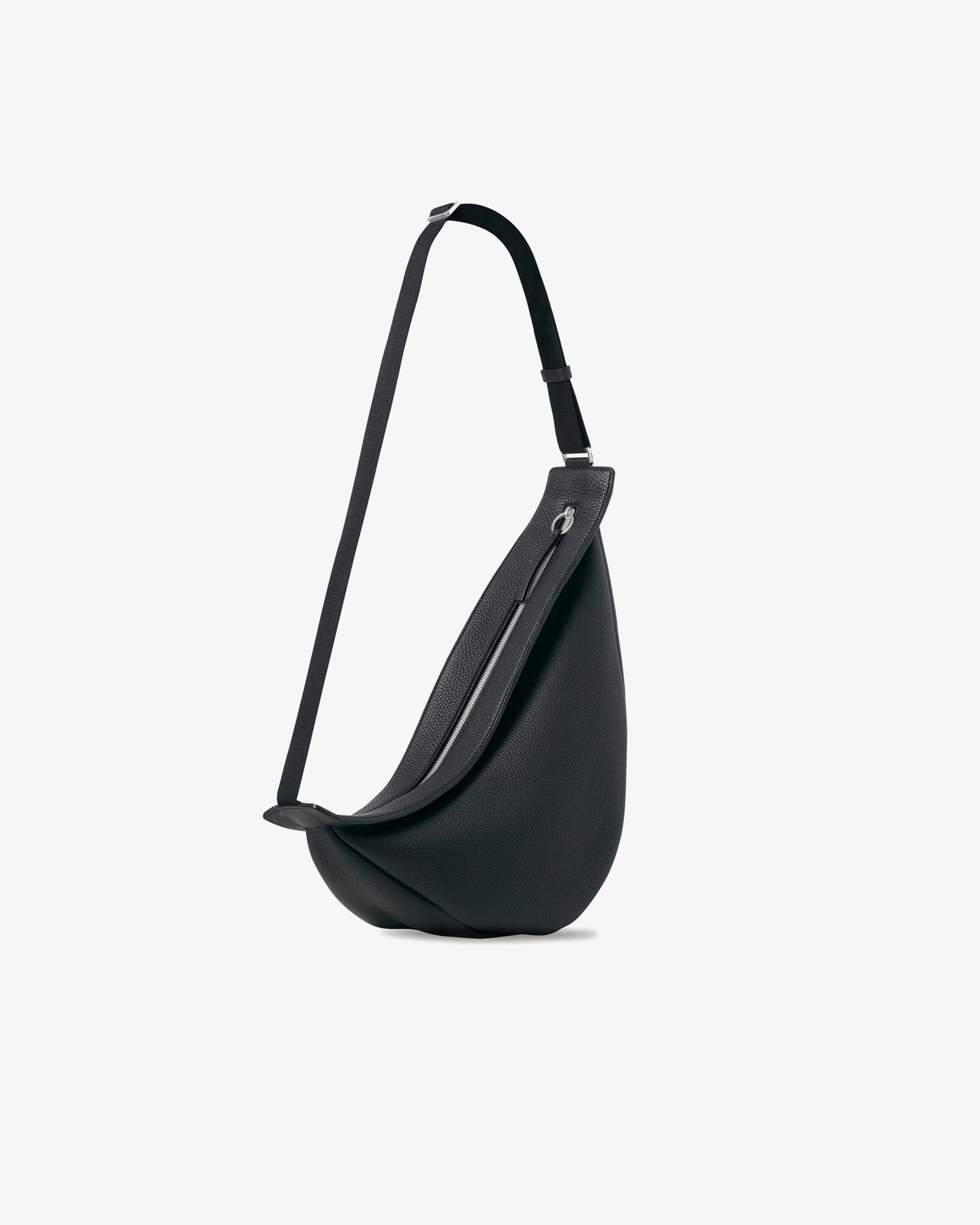 The Row - Slouchy Banana Large Bag - (Black) - Image 2