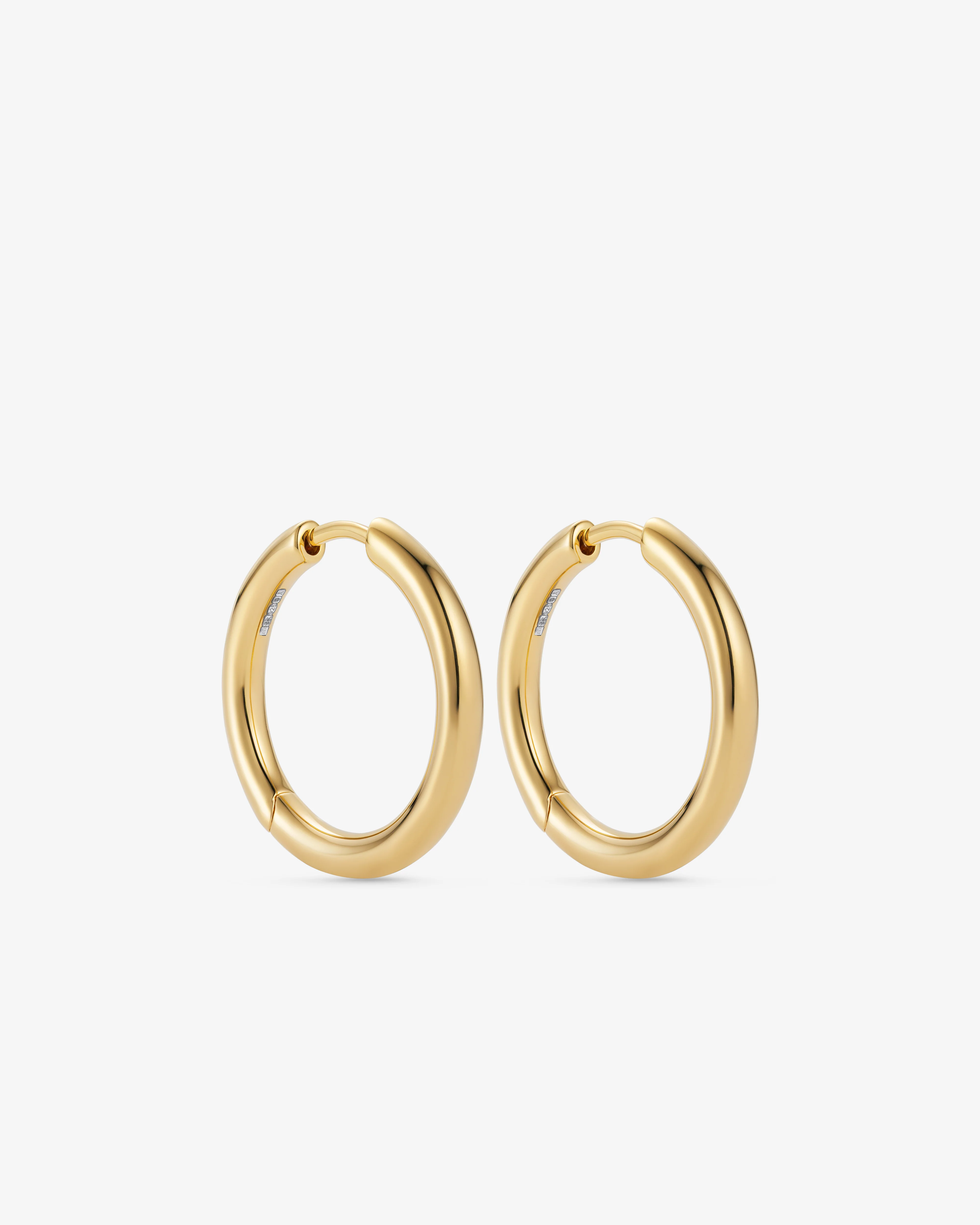 Tom Wood - Classic Hoops Medium Gold - (Gold)