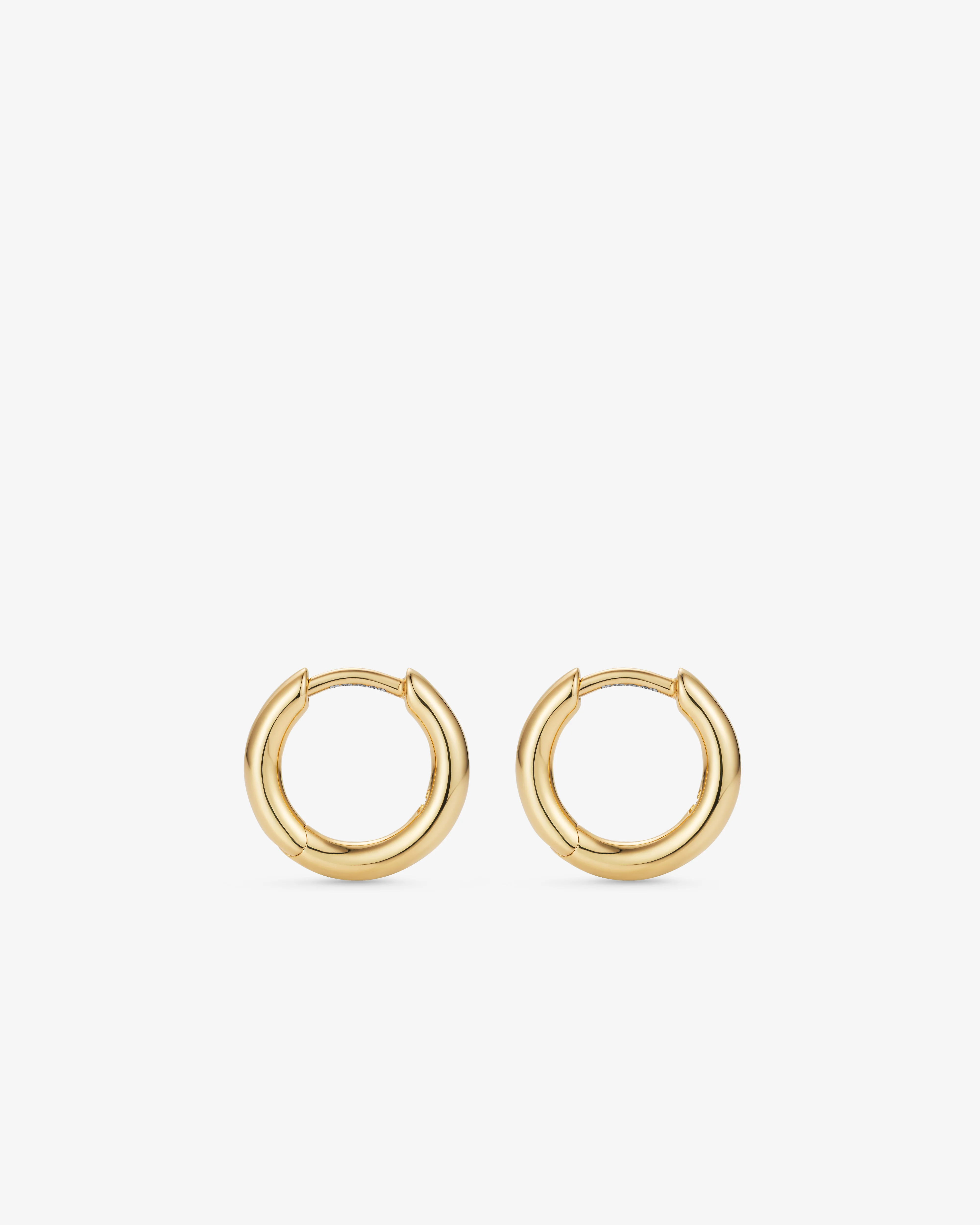 Tom Wood - Classic Hoops Small Gold - (Gold) - Image 2