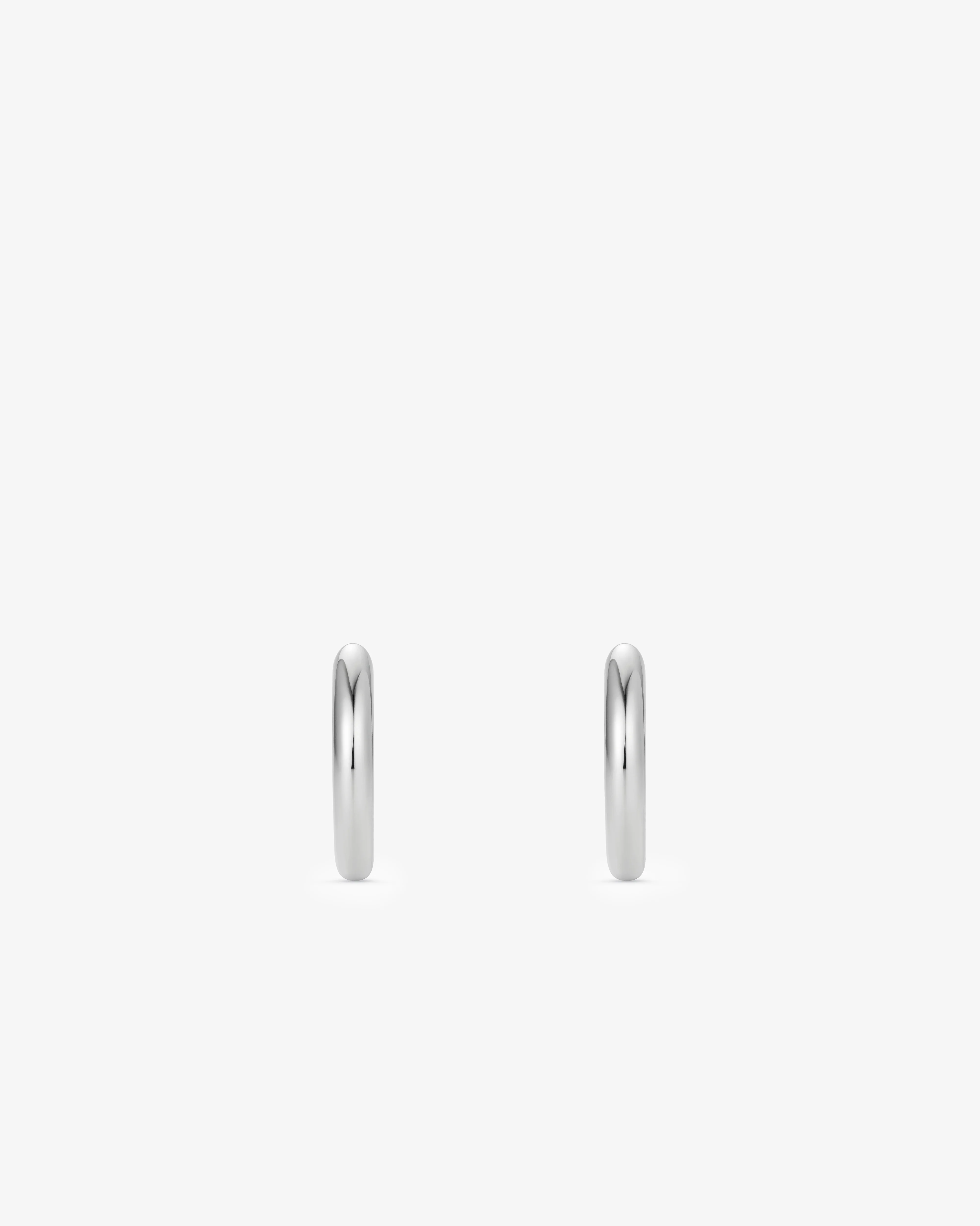Tom Wood - Classic Hoops Small - (Silver) - Image 3